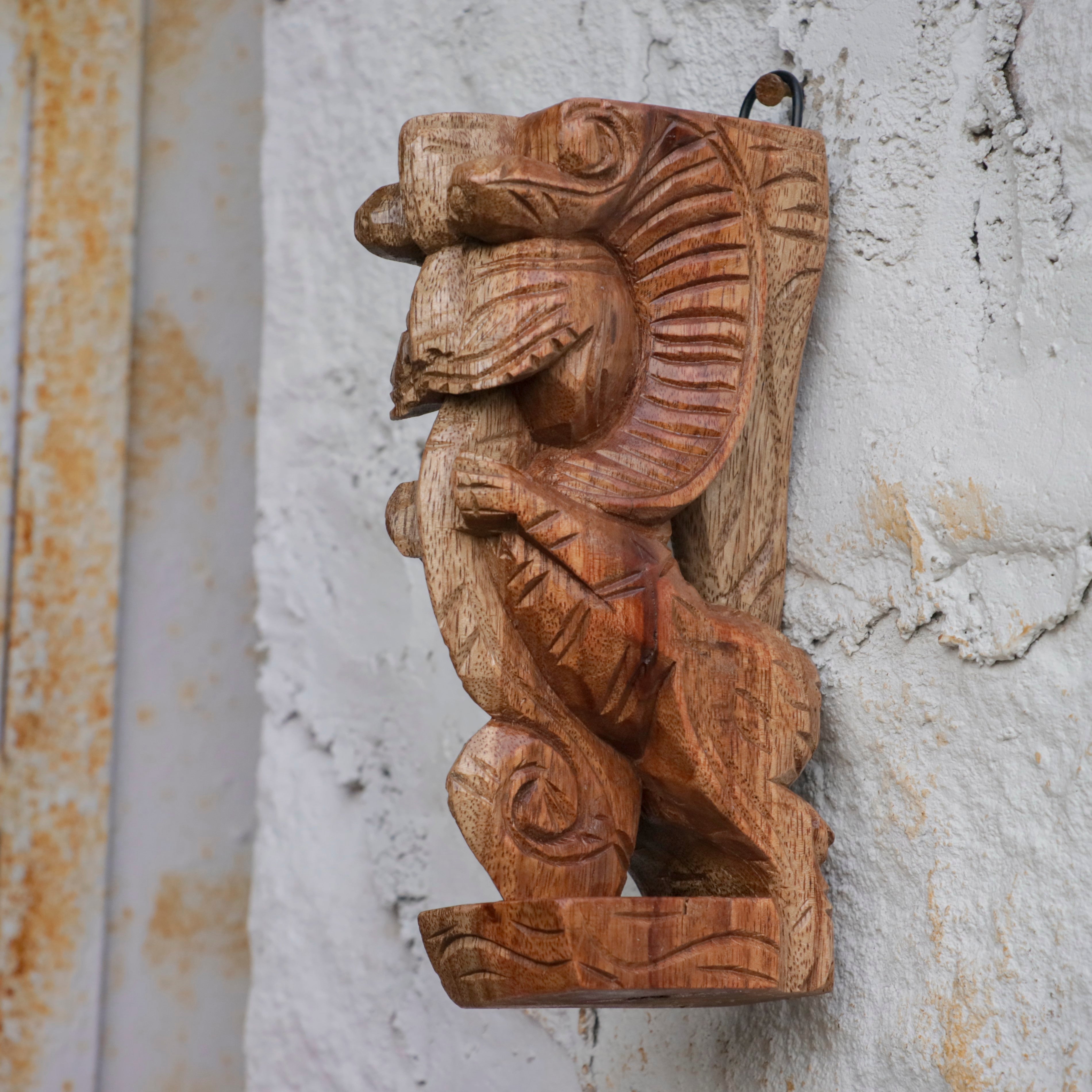 Solid wood simple Yali Door bracket Door Bracket