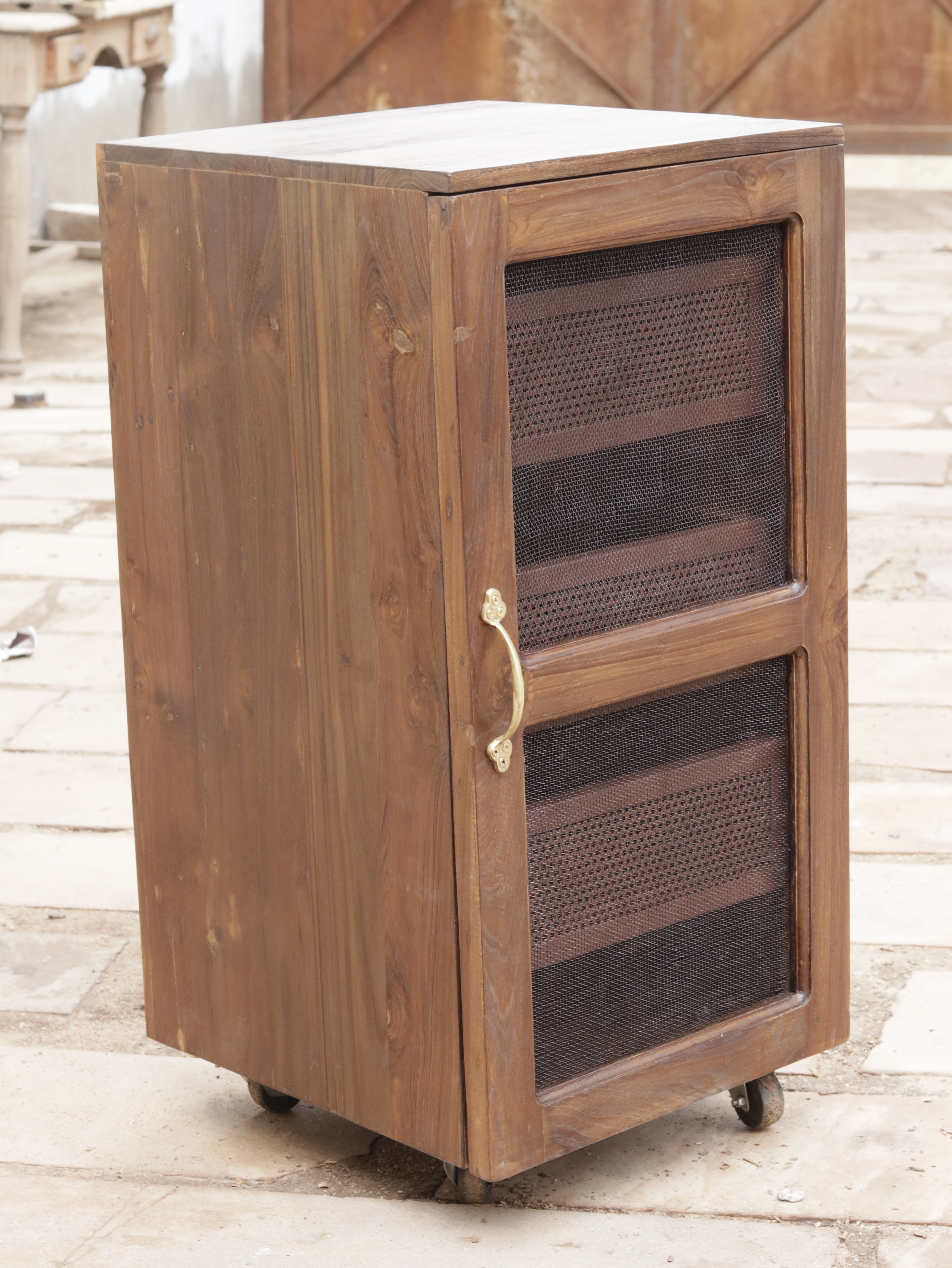 Montage Multistorage Drawer Wooden Handmade Vegetable Basket Cabinet Fruit & Vegetable Cabinet