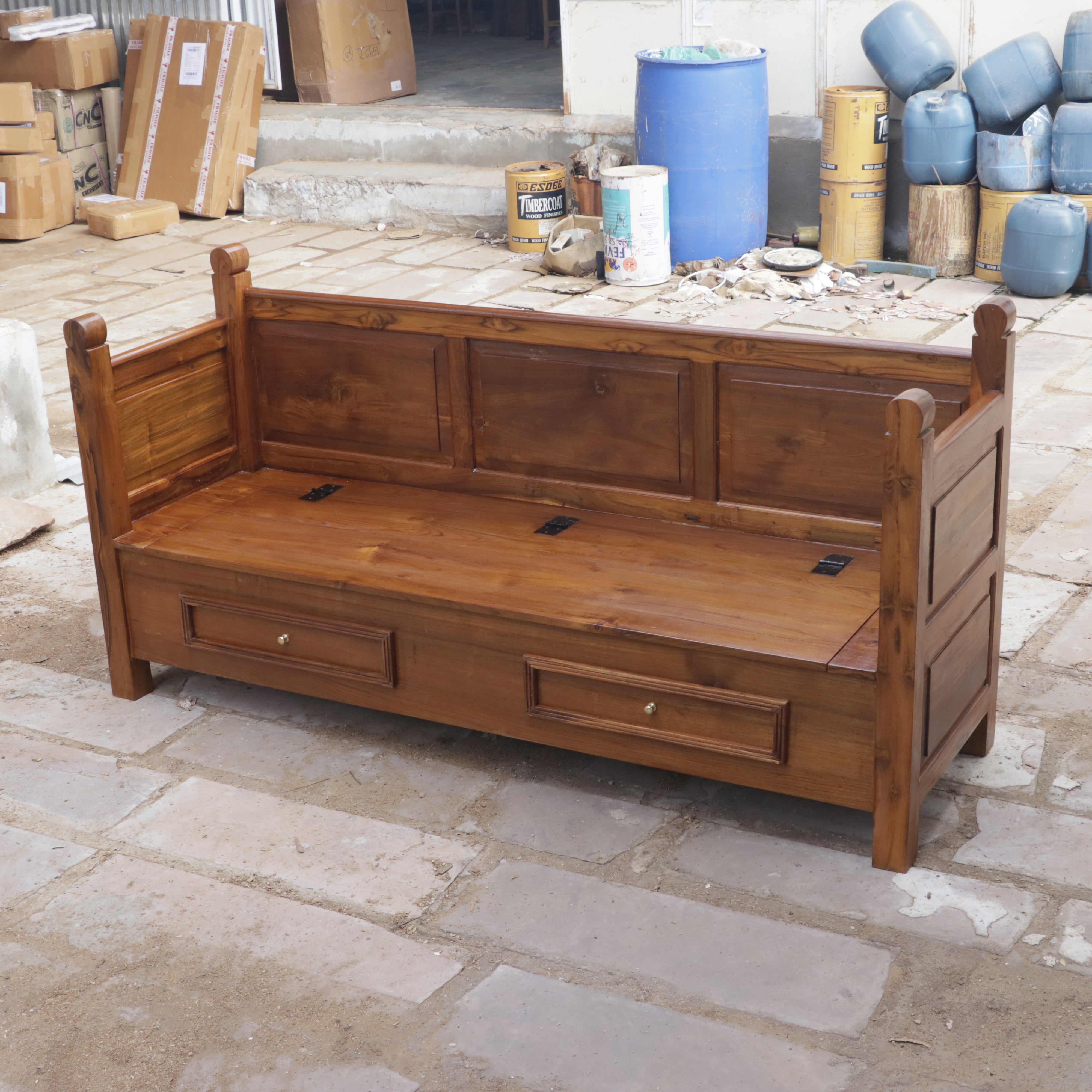 Classical jodhpuri Day Bed Teak Wood Sofa Sofa