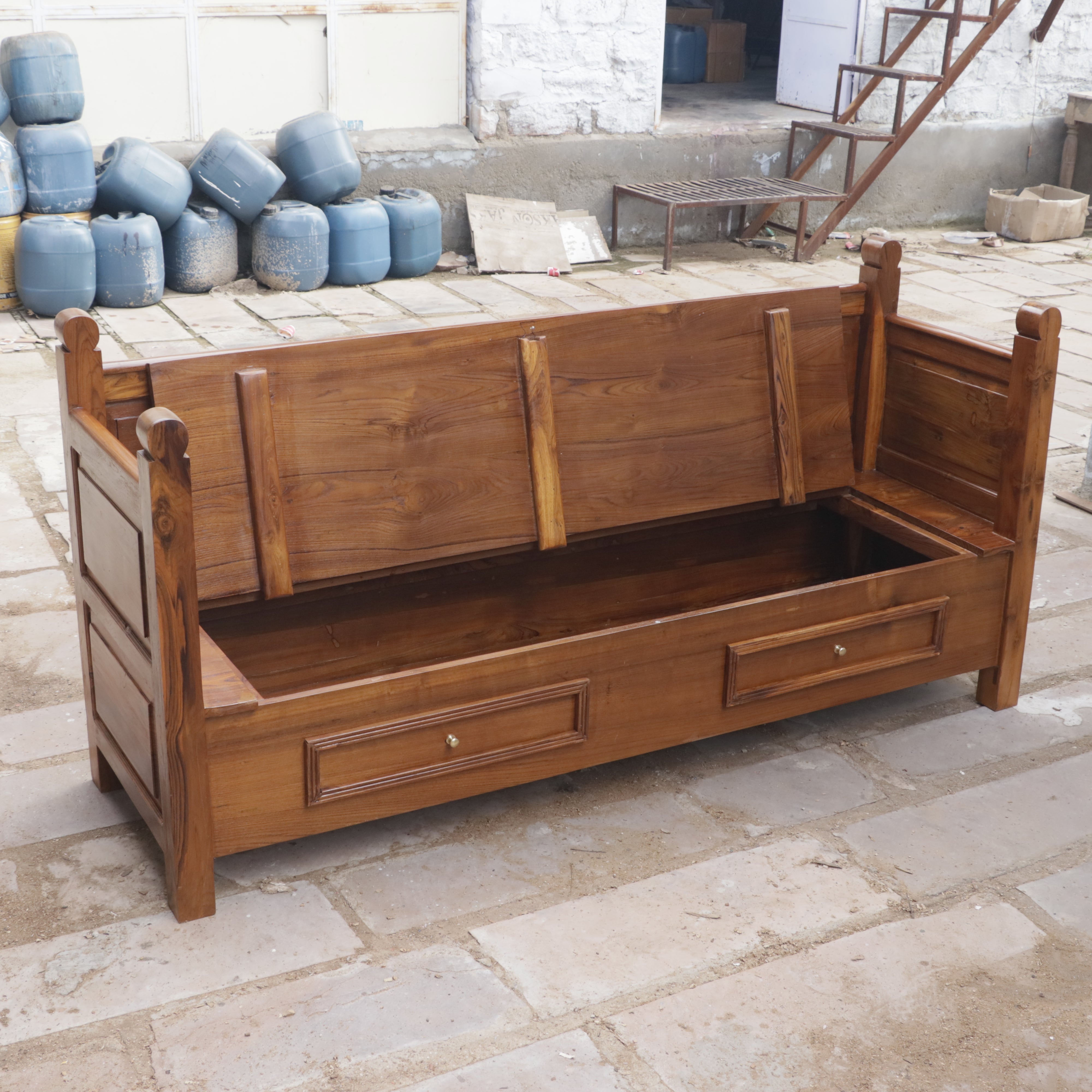 Classical jodhpuri Day Bed Teak Wood Sofa Sofa
