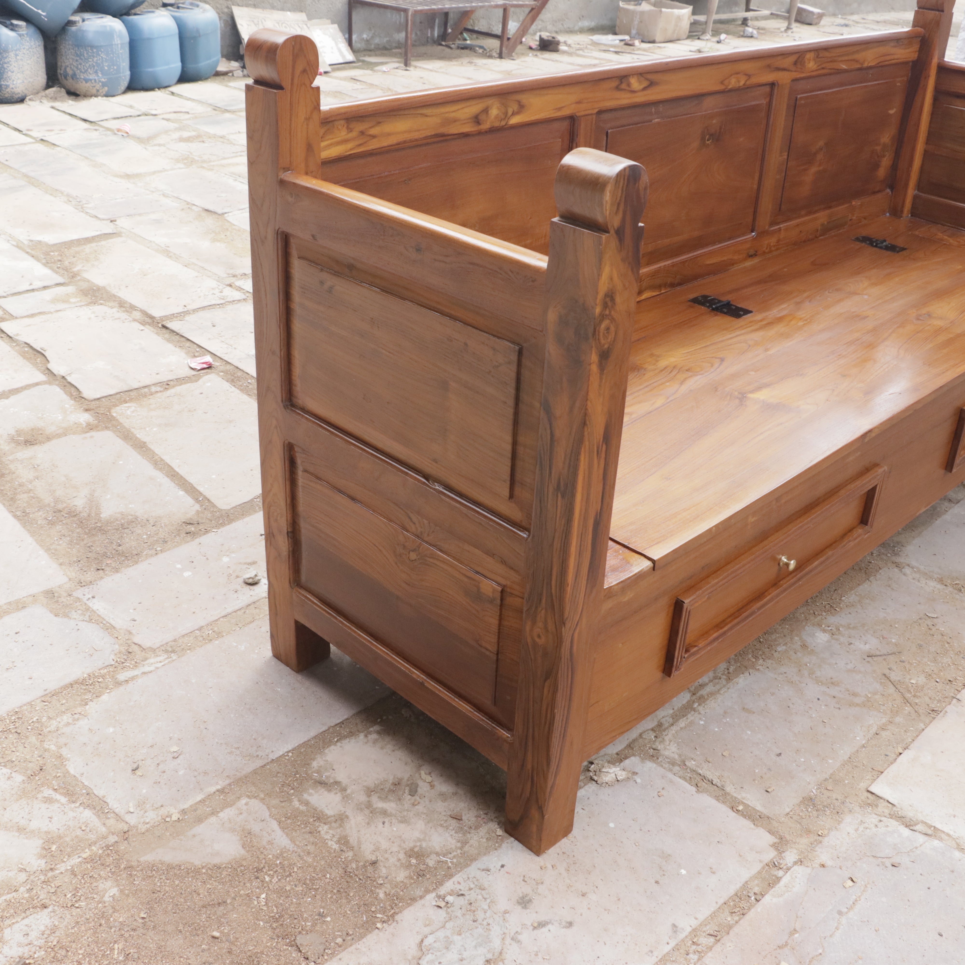 Classical jodhpuri Day Bed Teak Wood Sofa Sofa