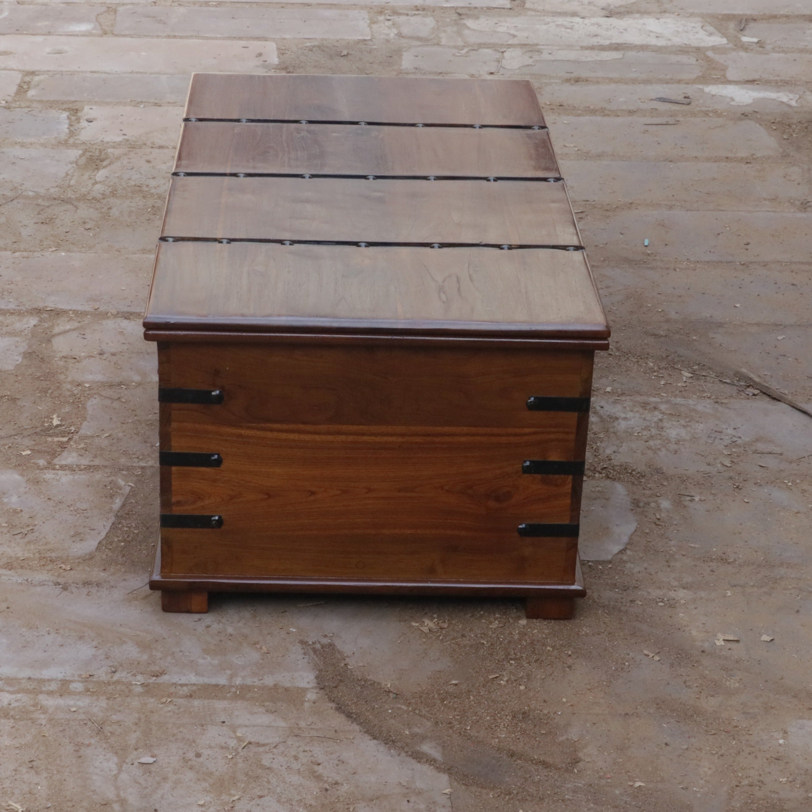 Tortoise Wooden Metal Fitted Box Wooden Box