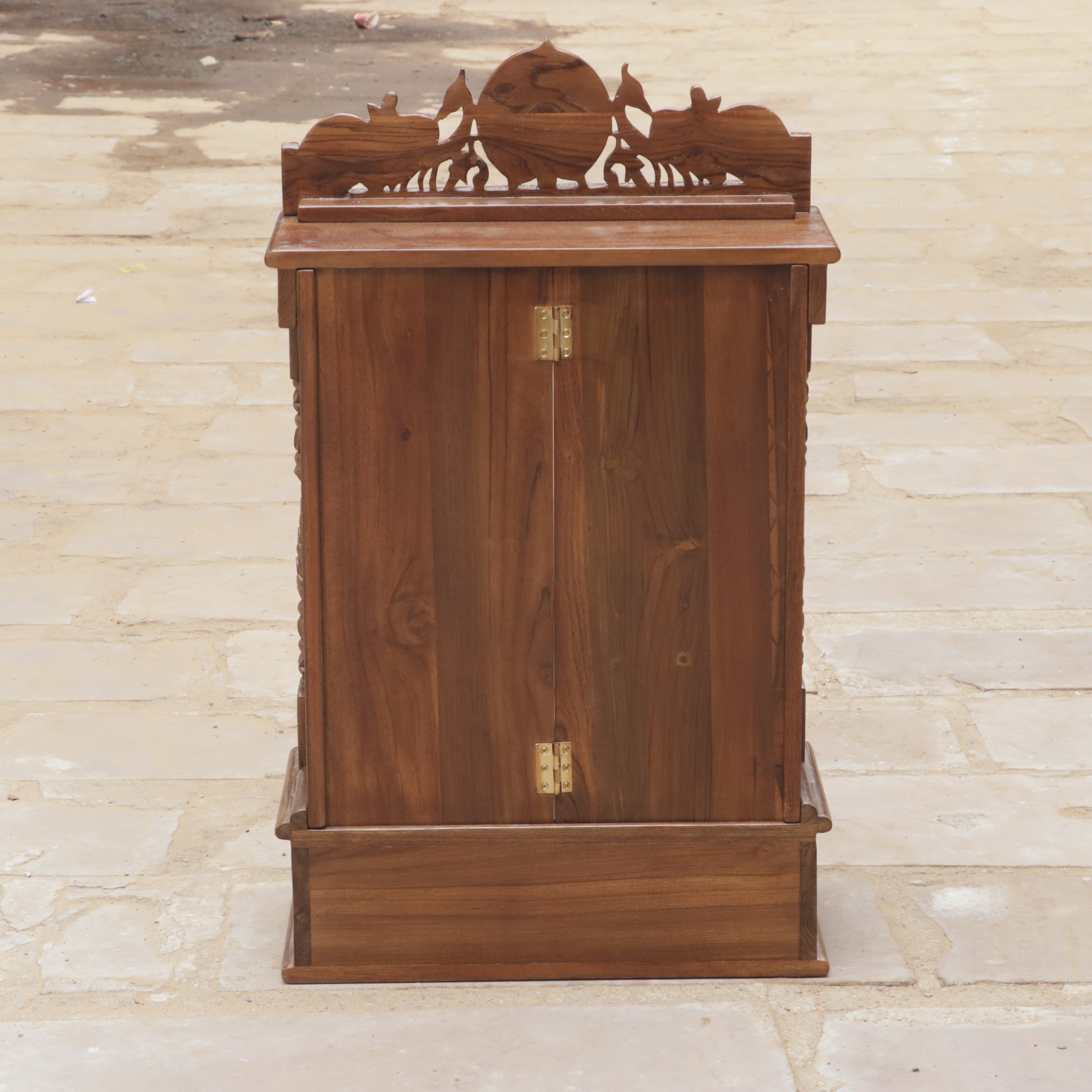 Wooden Hand Carved Designer Puja Temple Temple