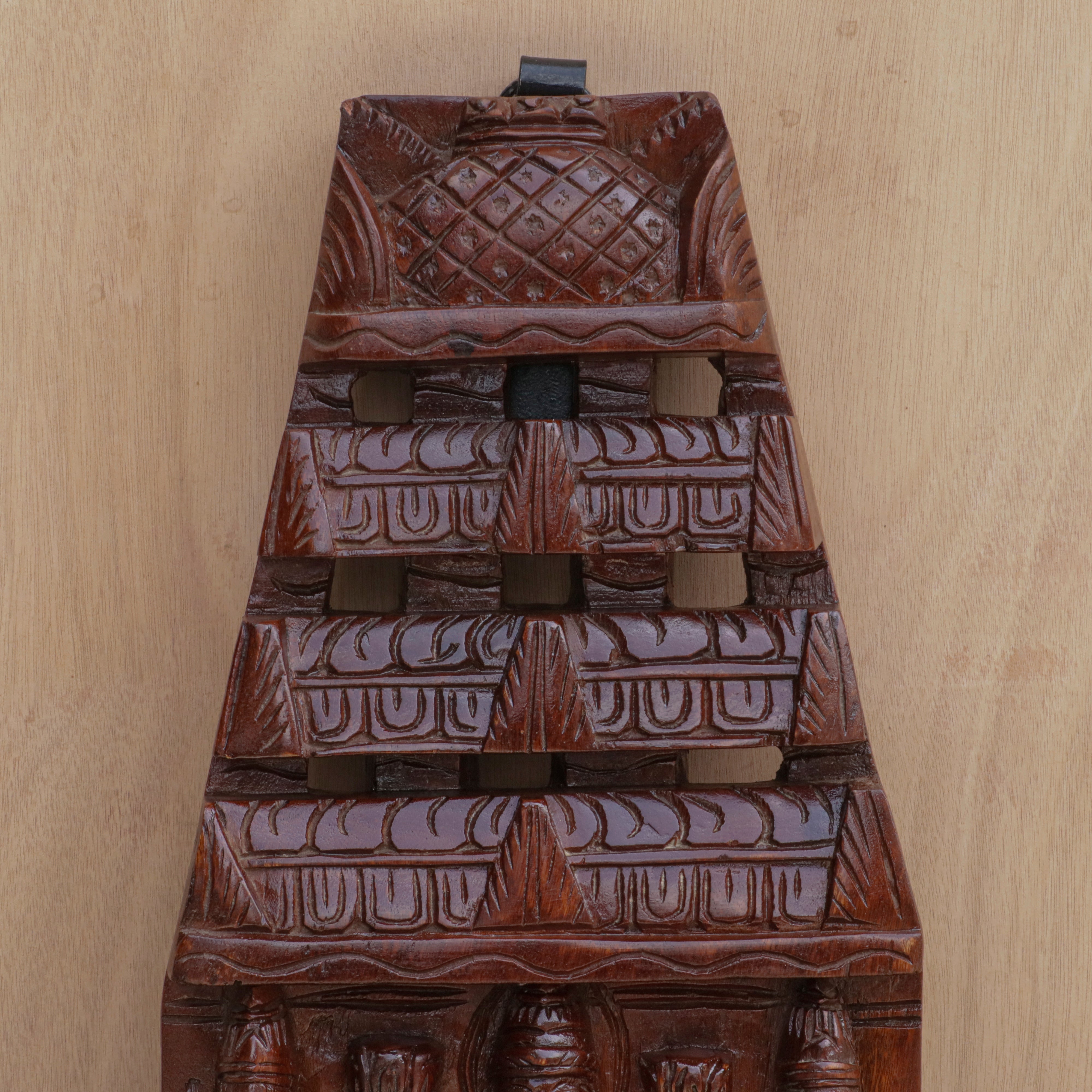 Wooden Carved God Panel Traditional Décor