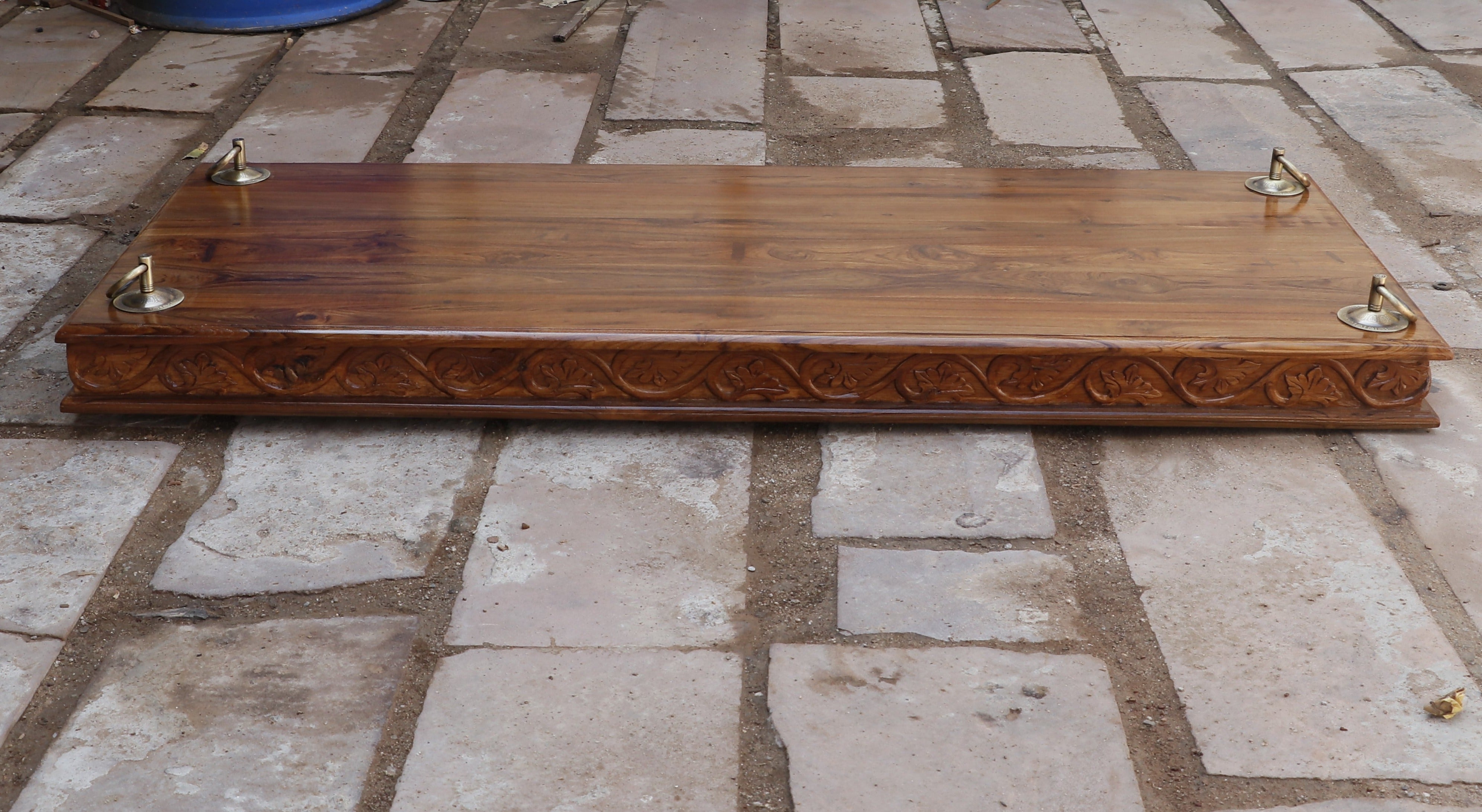 Old Farmhouse Natural Brown Finished Wooden Handmade Swing Swing