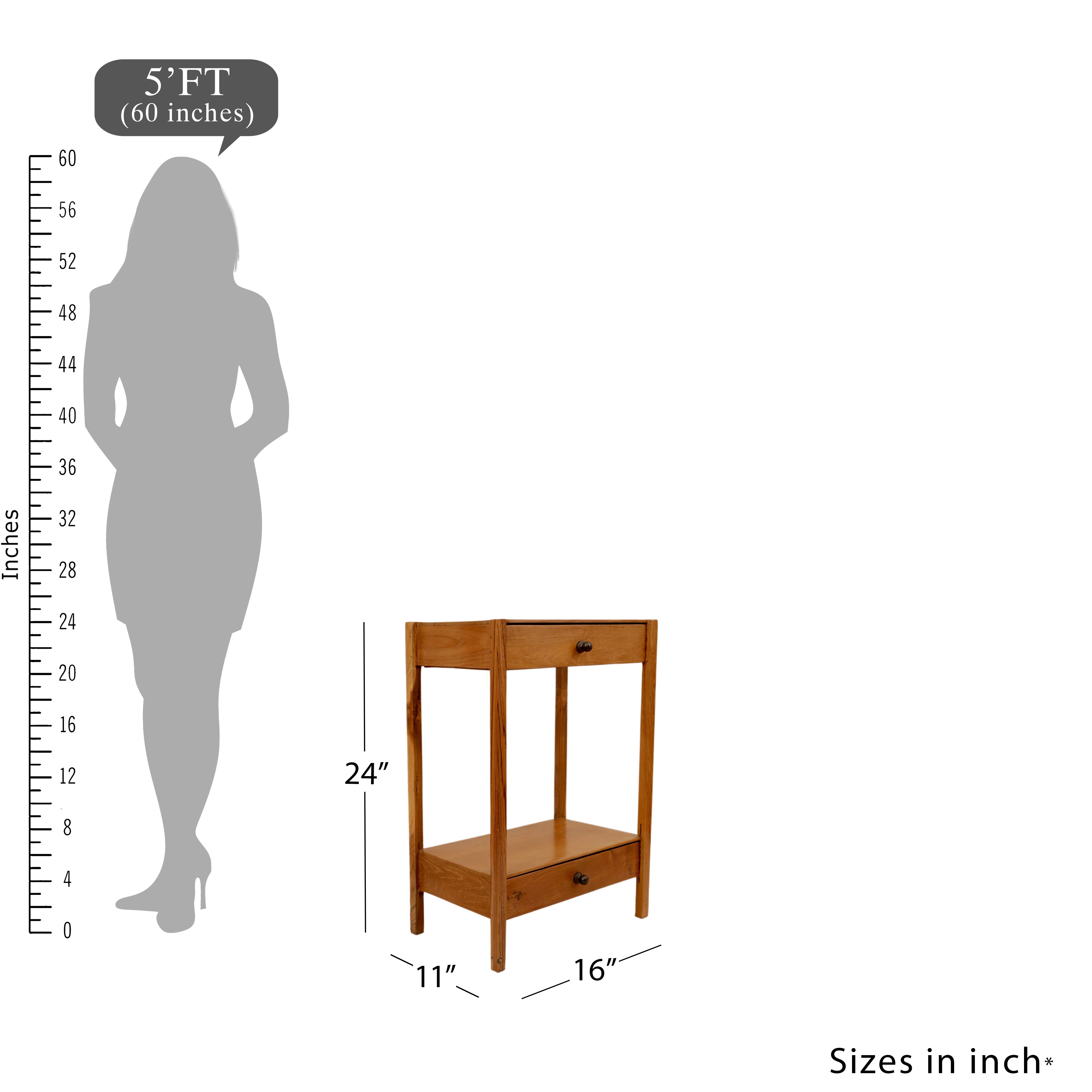 Up and Down Drawer Stand Bedside