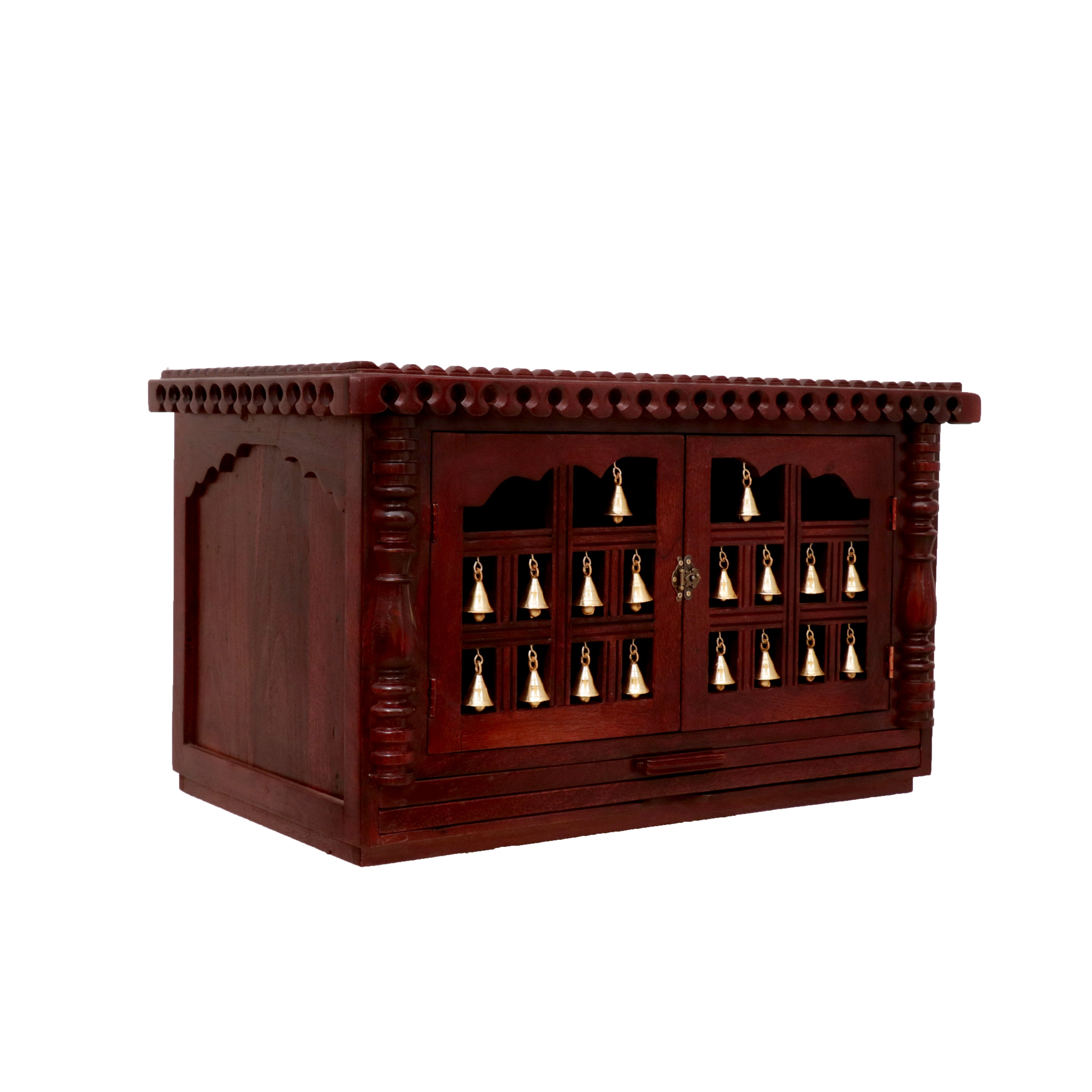 Bell Infused Wooden Temple Temple