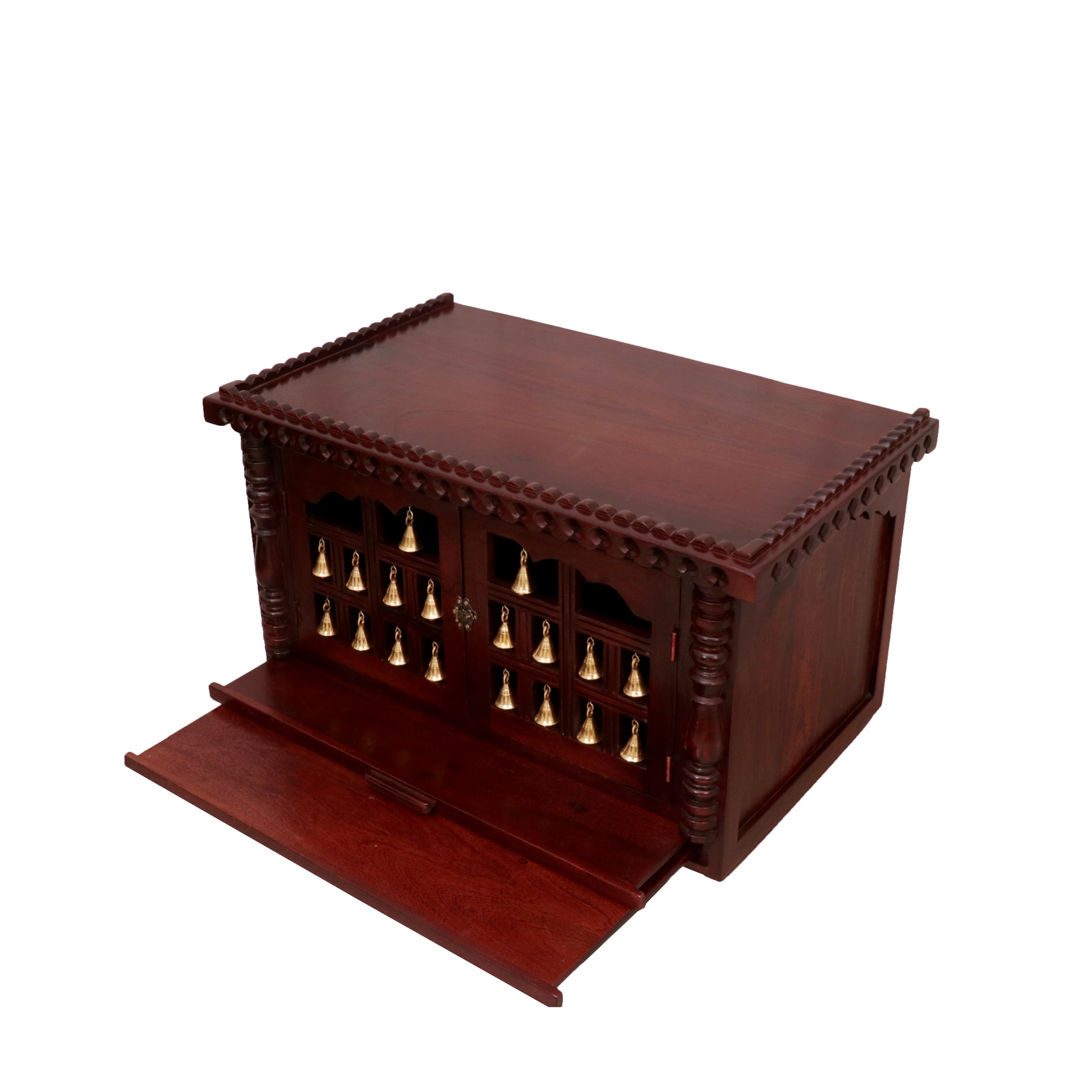 Bell Infused Wooden Temple Temple