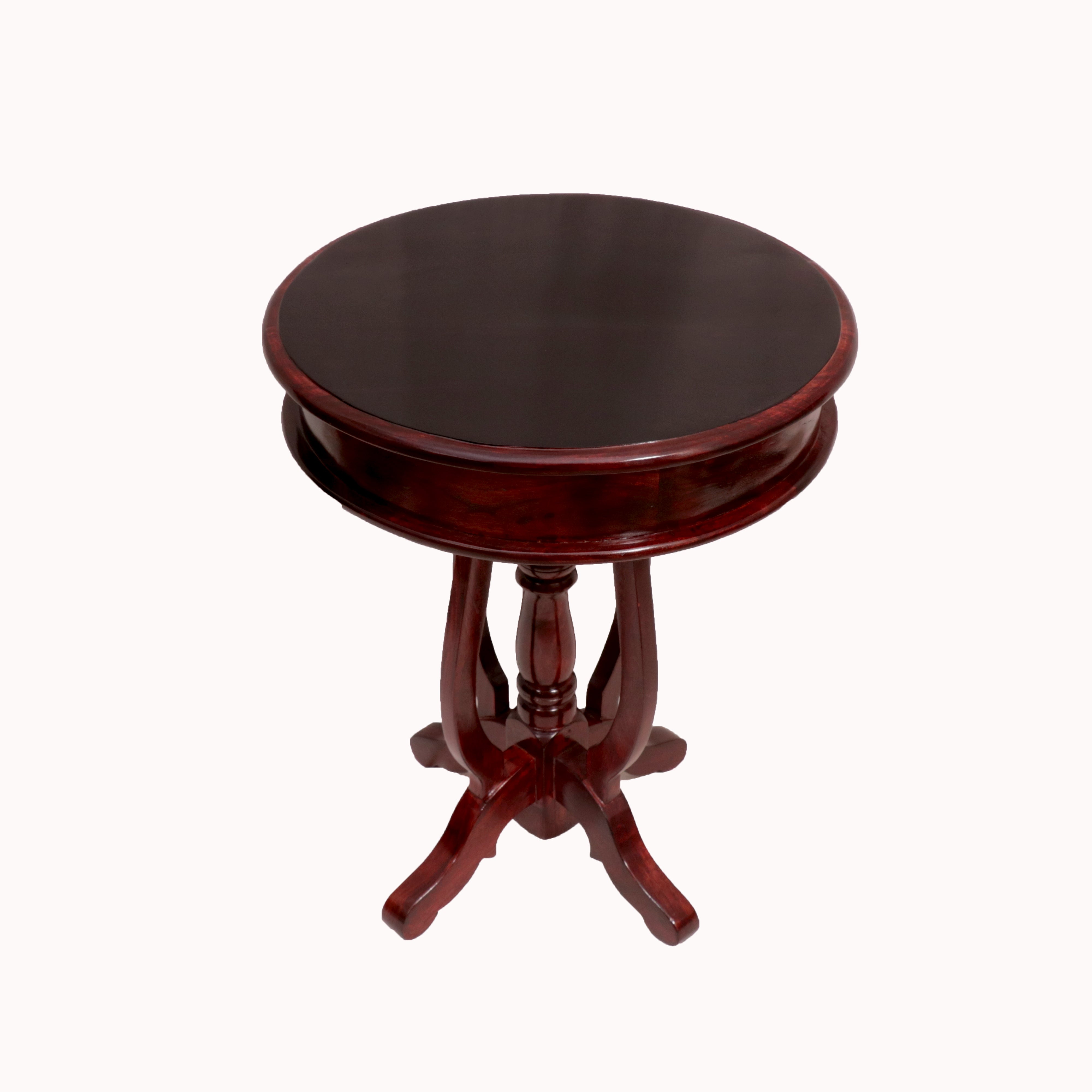Rich Rounded End Table (Mahogany) End Table
