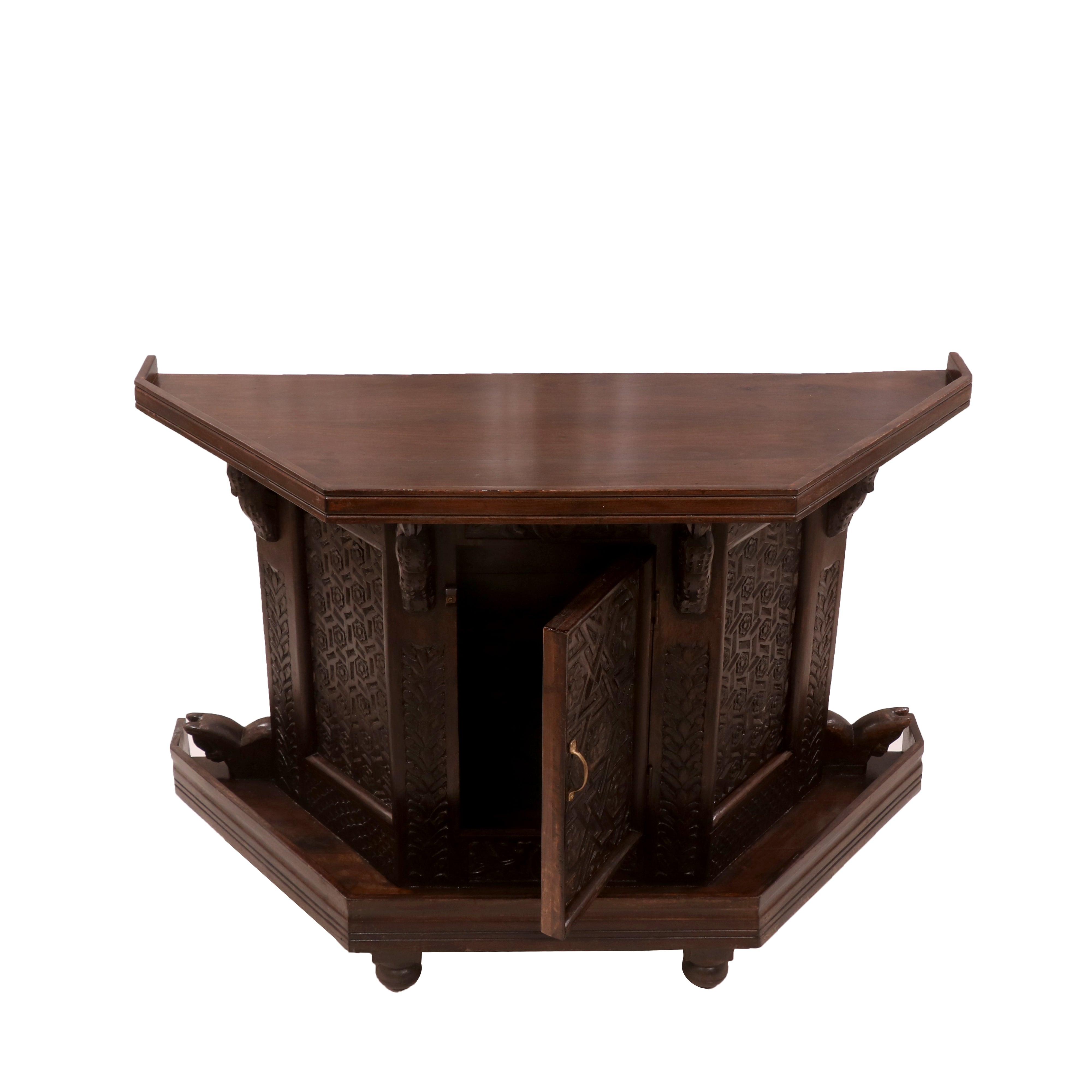 Triangle Carved TV Unit Tv stand