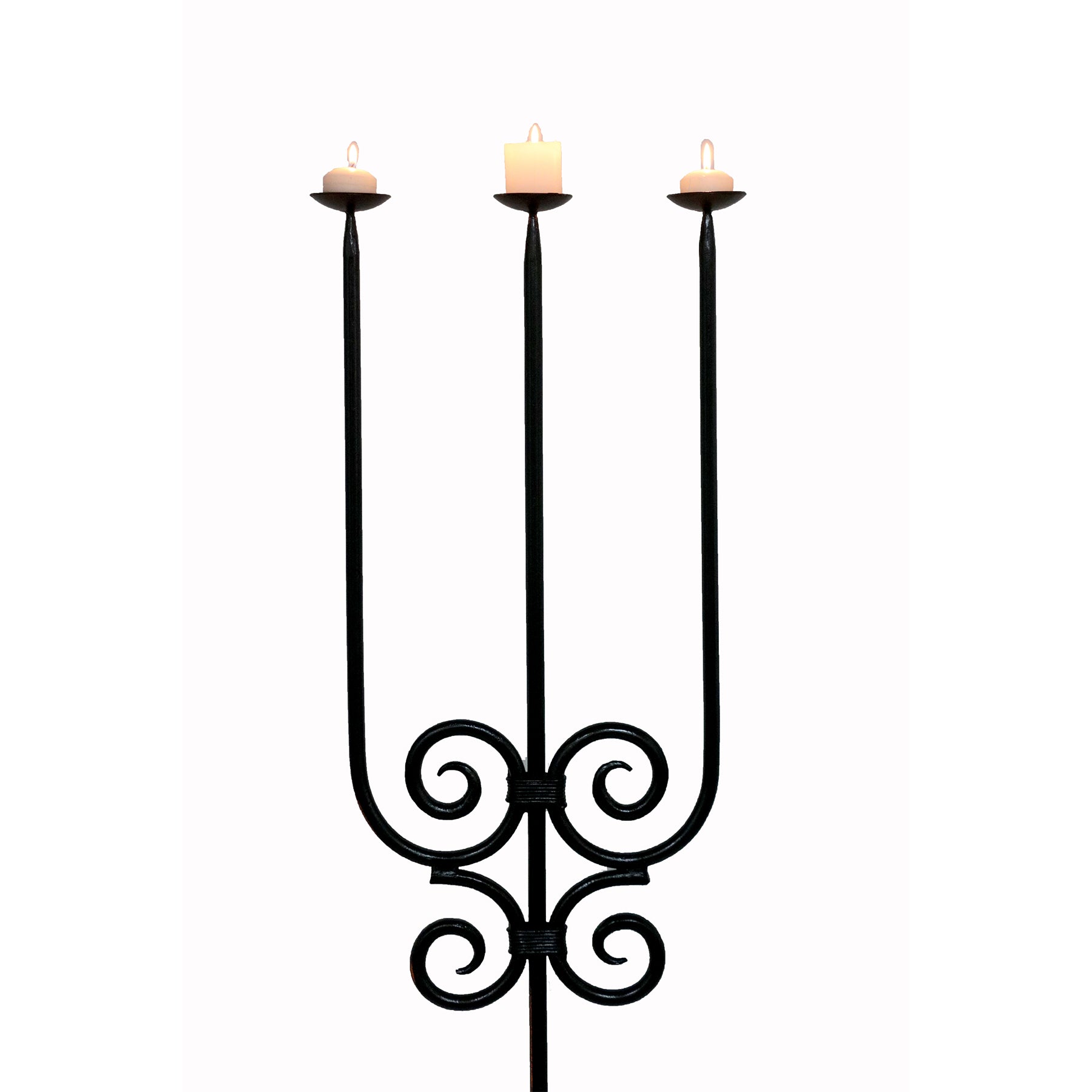 Twirlsome Triple Candle Holder Candle Holder