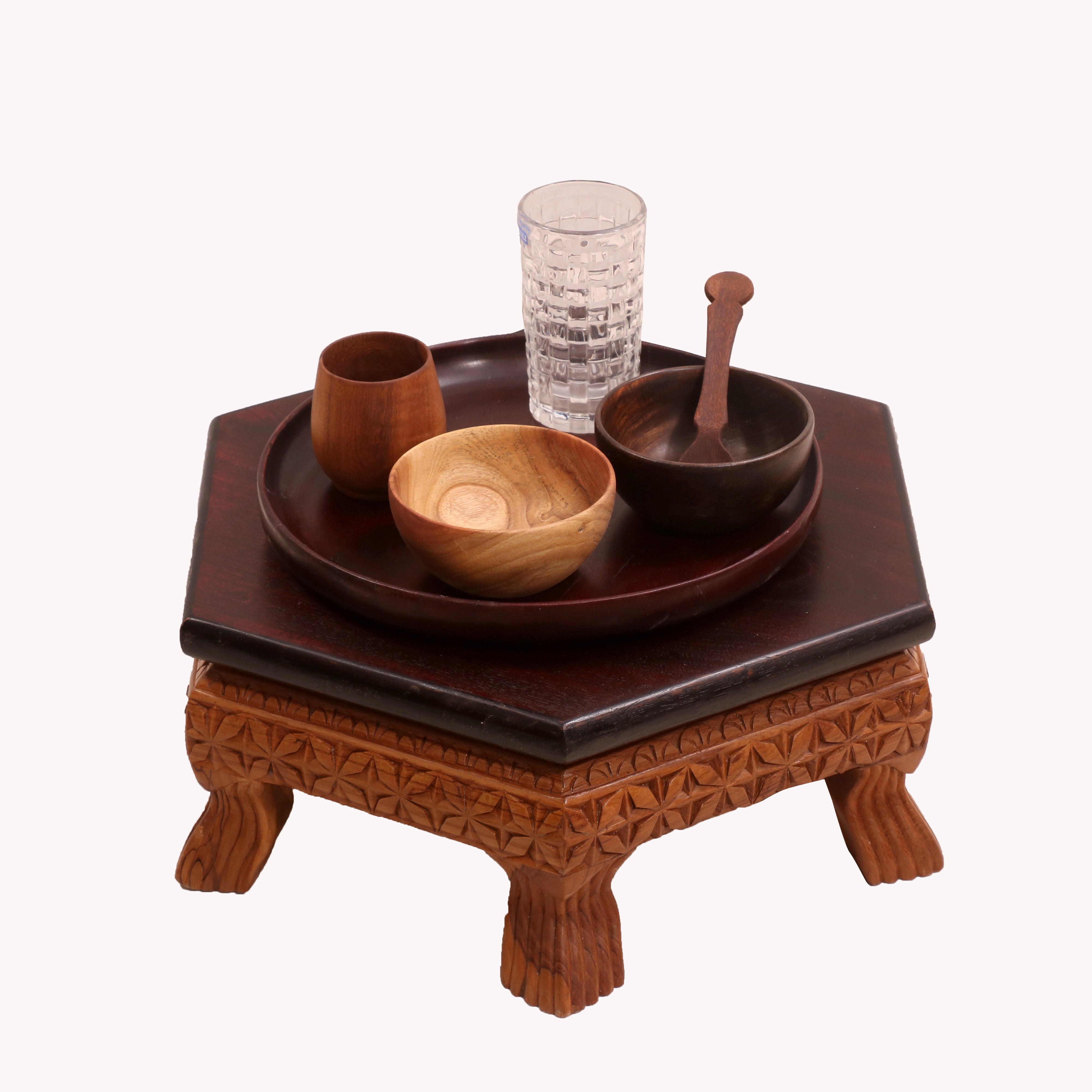 Star Clover Wooden Bajot Bajot