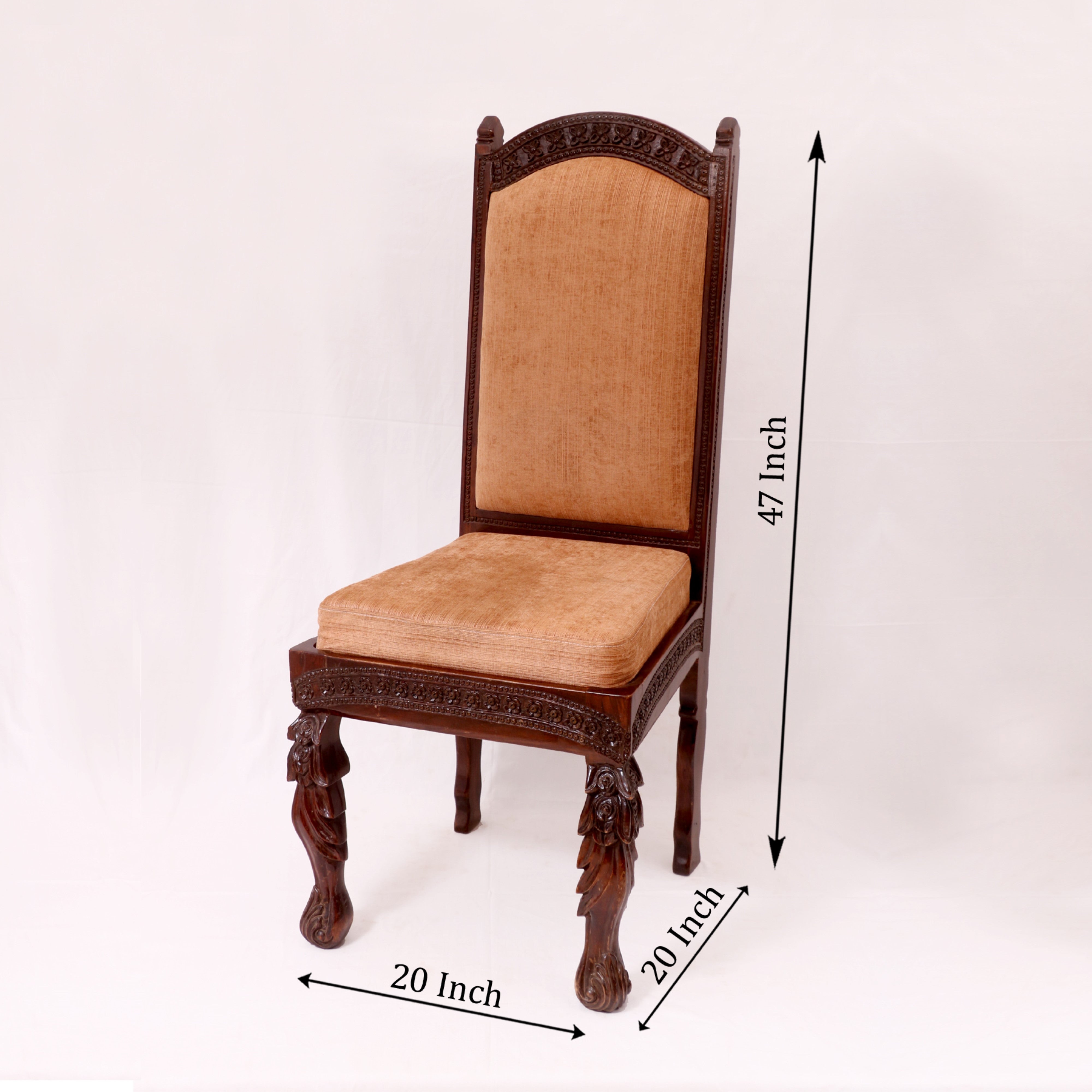 Majestic Long Back Wooden Dinning Chair Dining Chair