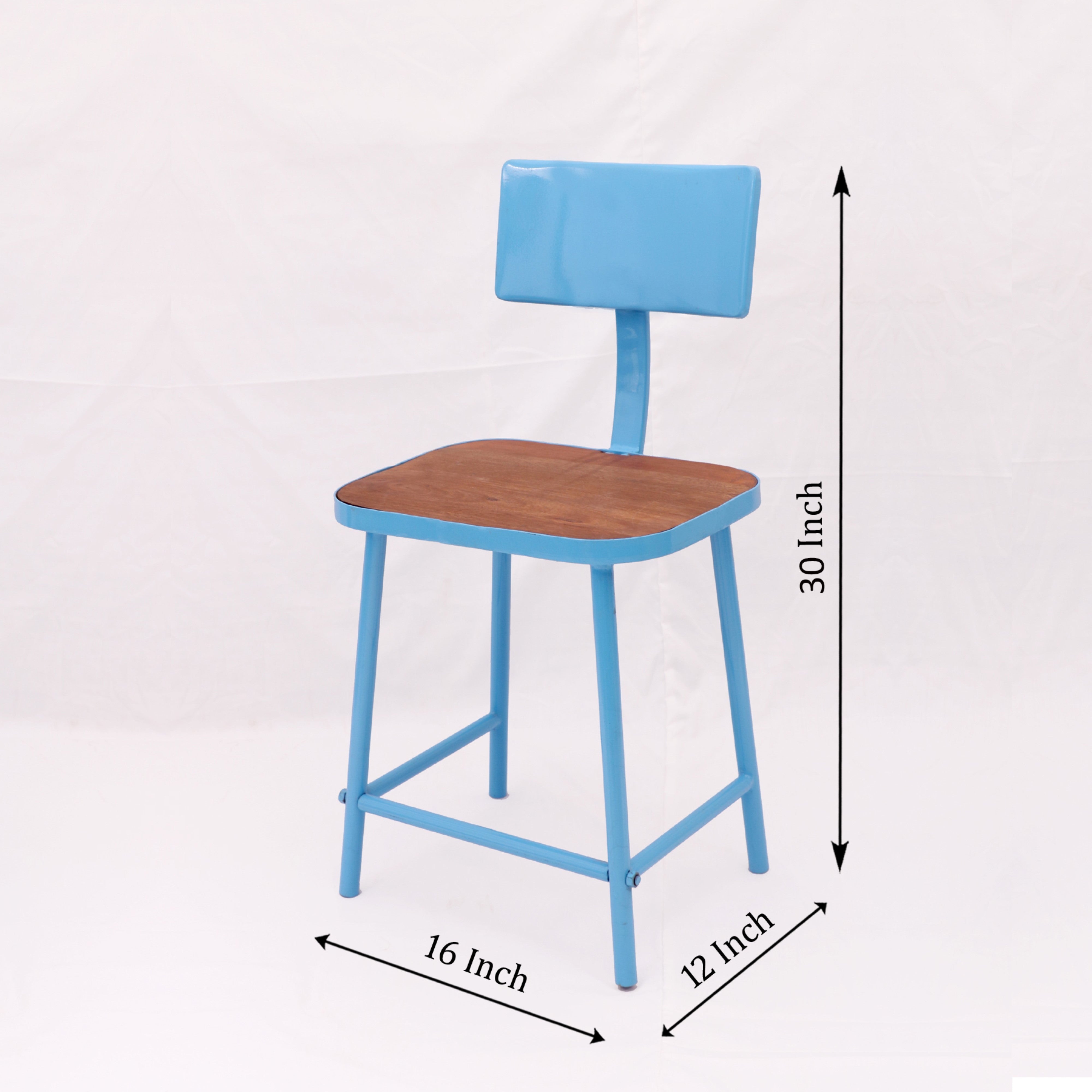 (Set of 2) Metallic Couples Chair Dining Chair