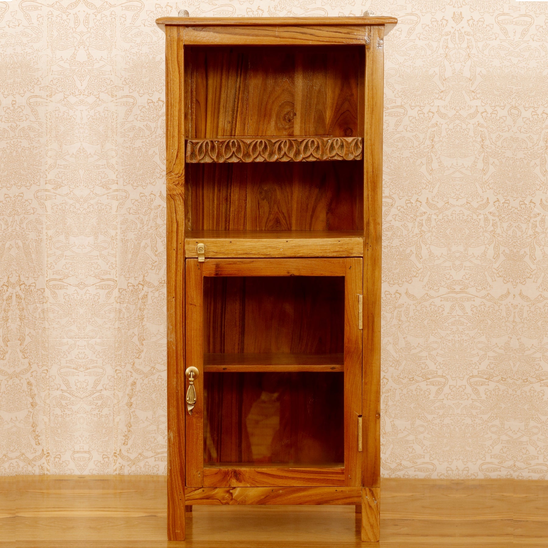 Teak wood compact Kitchen Cabinet Wall Cabinet