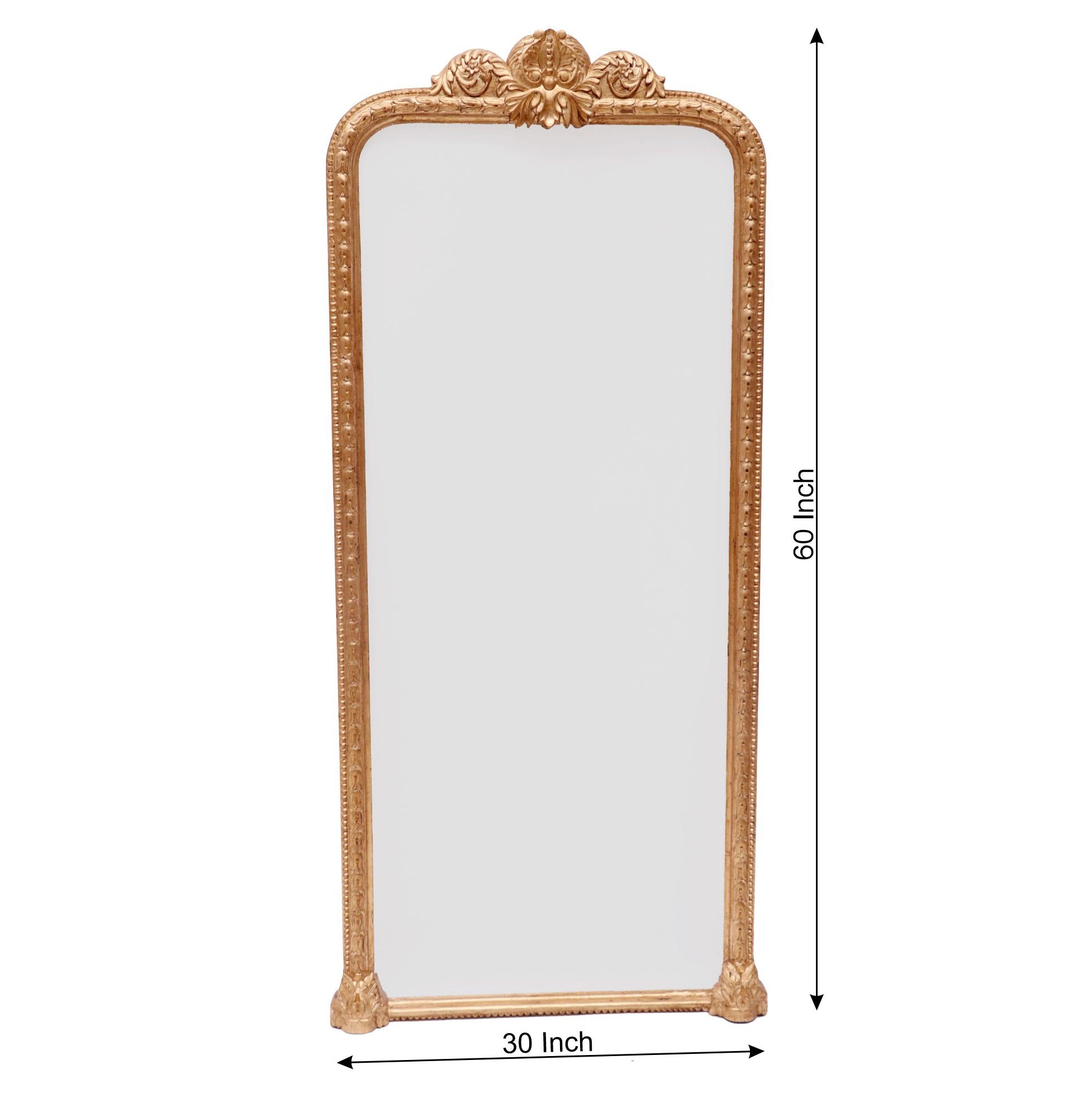 Golden French Royal Long Mirror Mirror