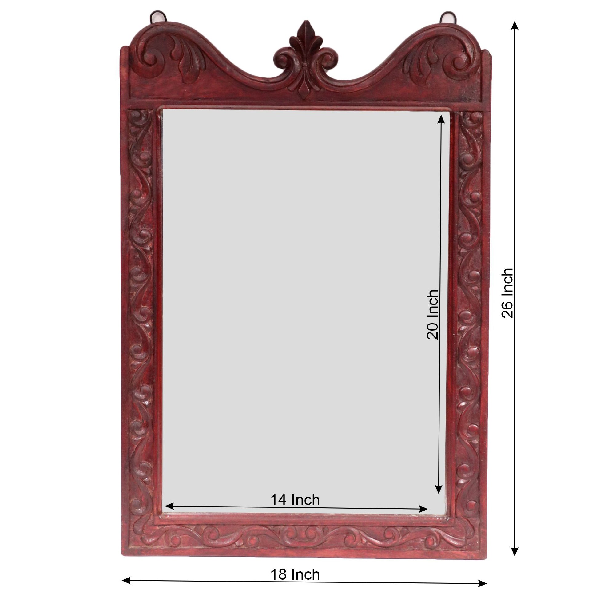 Royal court house wooden mirror Mirror