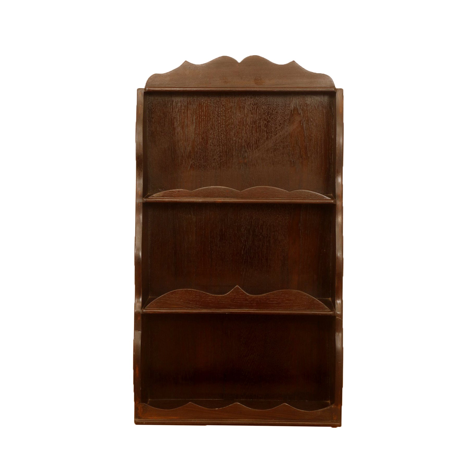 Wall Mounted Carved Shelf (Dark Tone) Wall Rack
