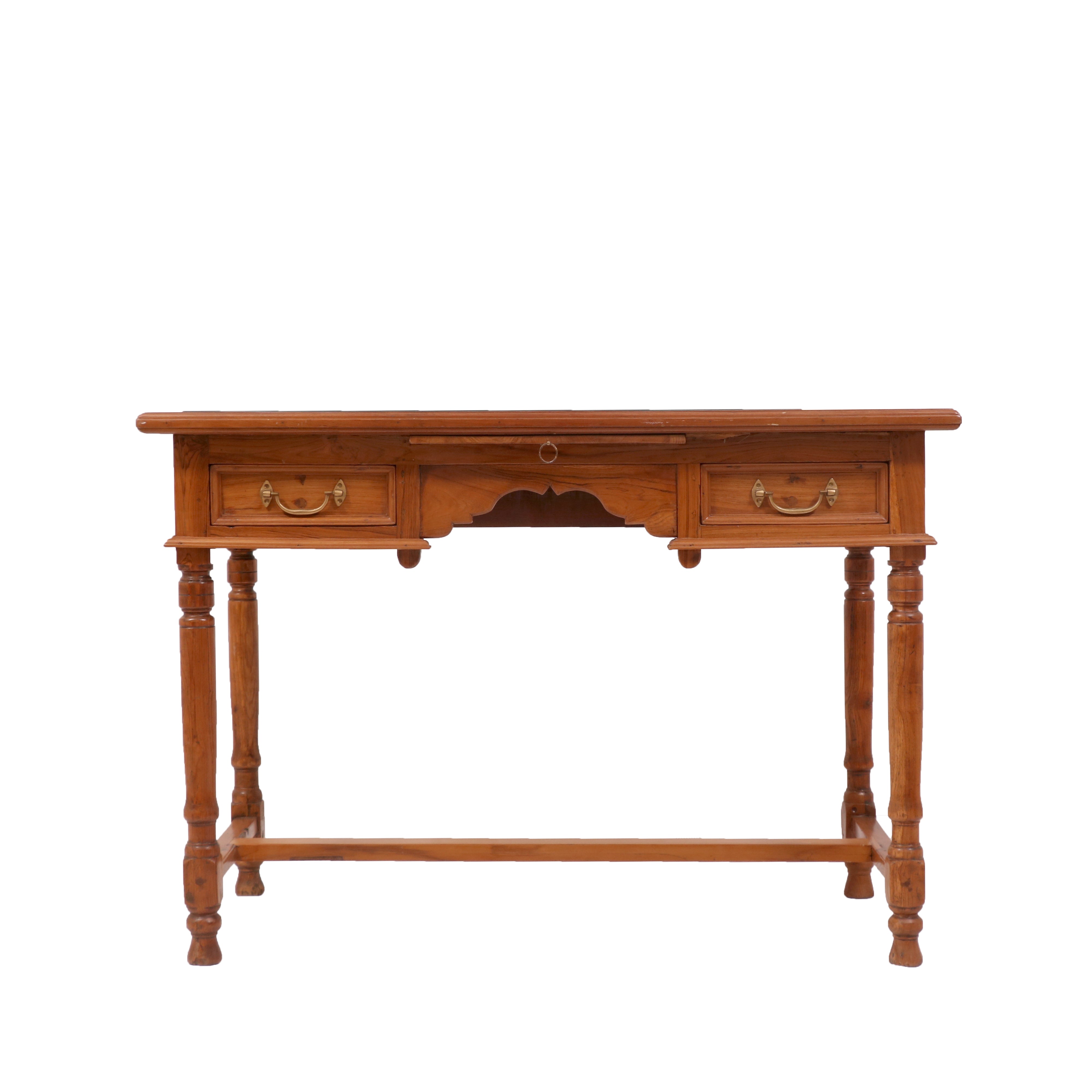 Glass Top Traditional Table Study Table