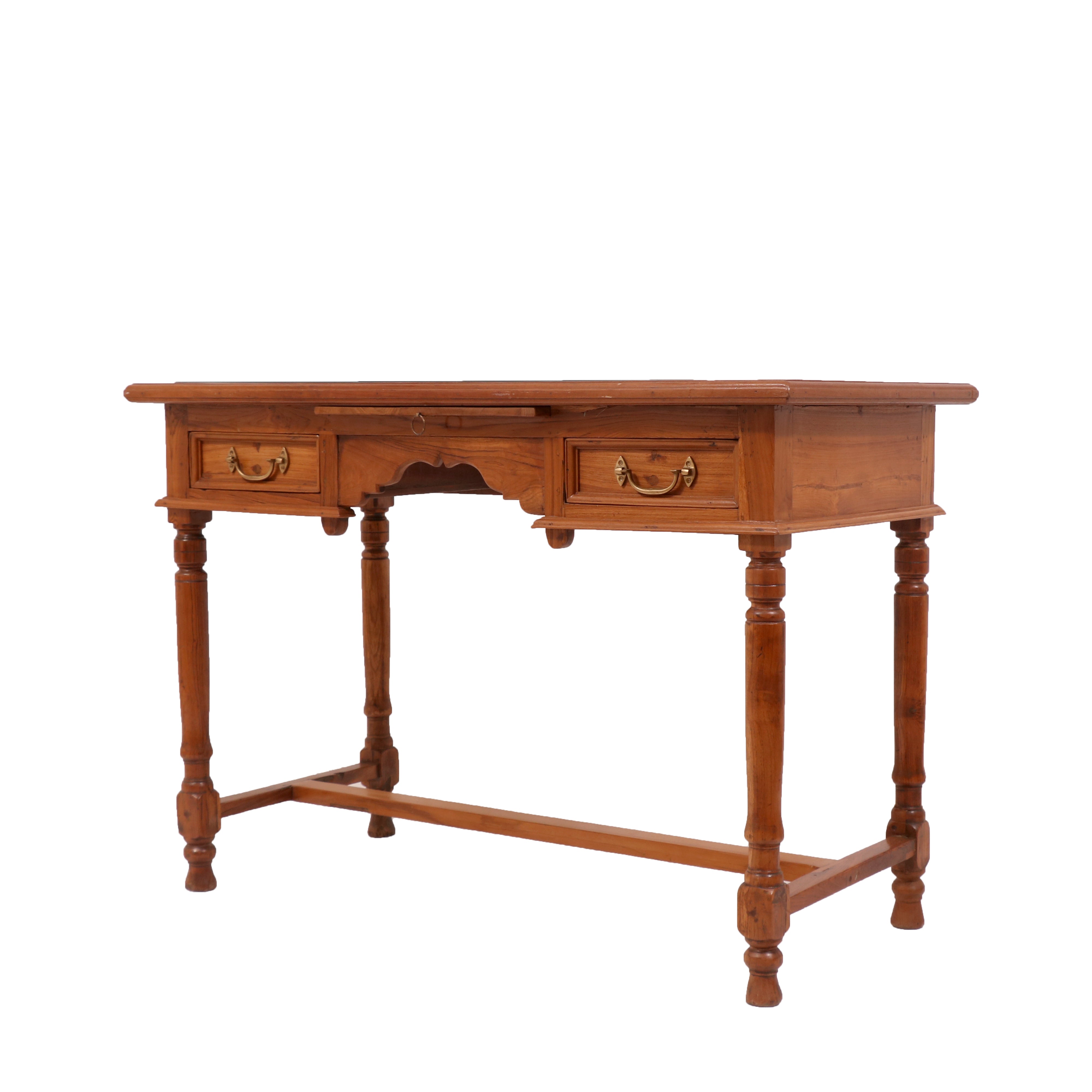 Glass Top Traditional Table Study Table