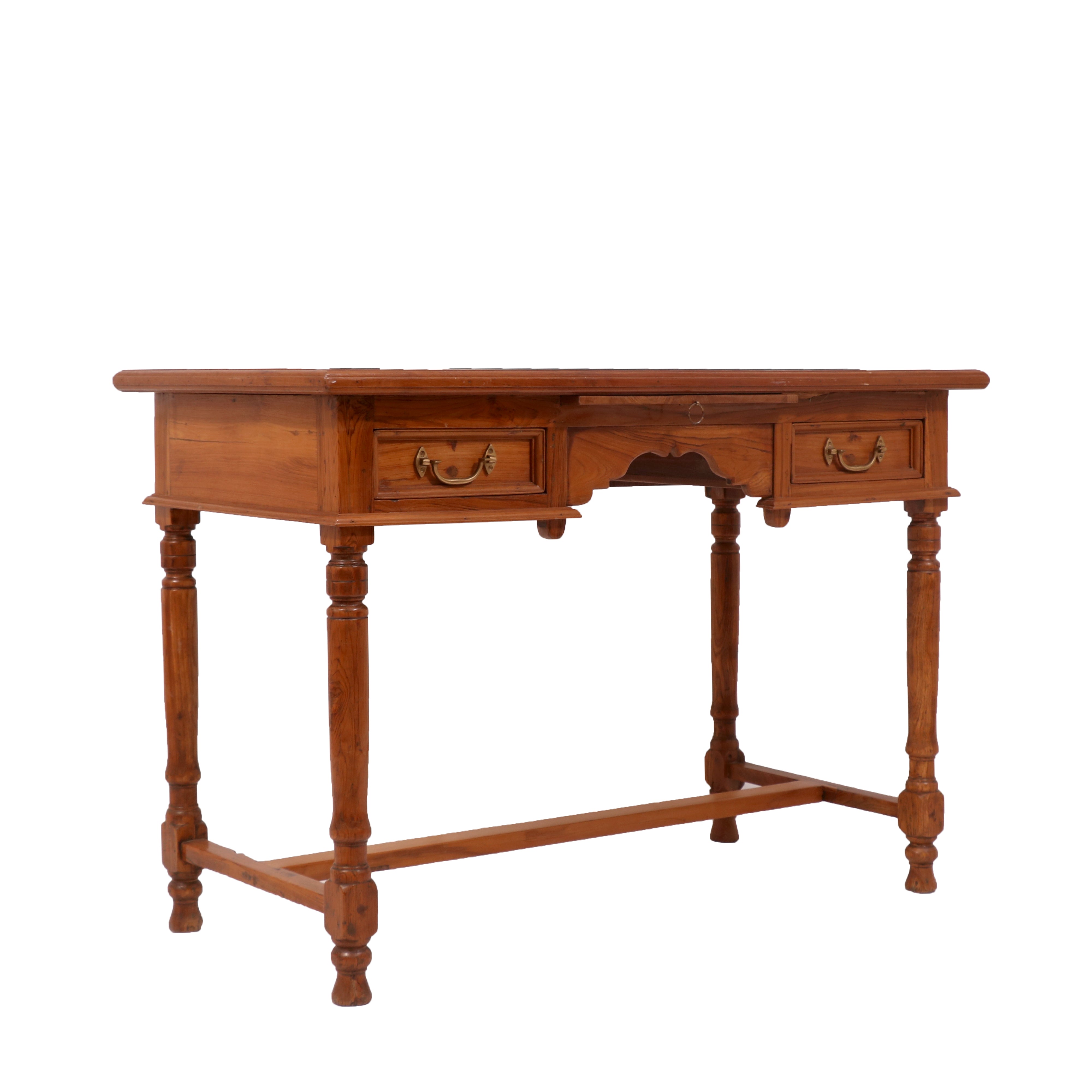 Glass Top Traditional Table Study Table