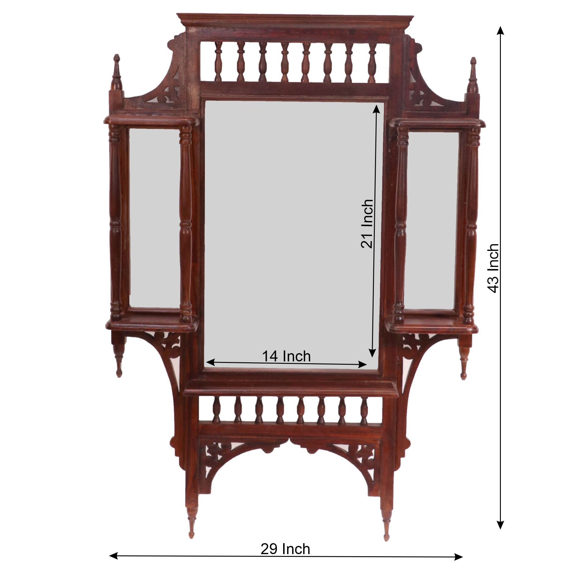 Southern Classical Teak Mirror Mirror