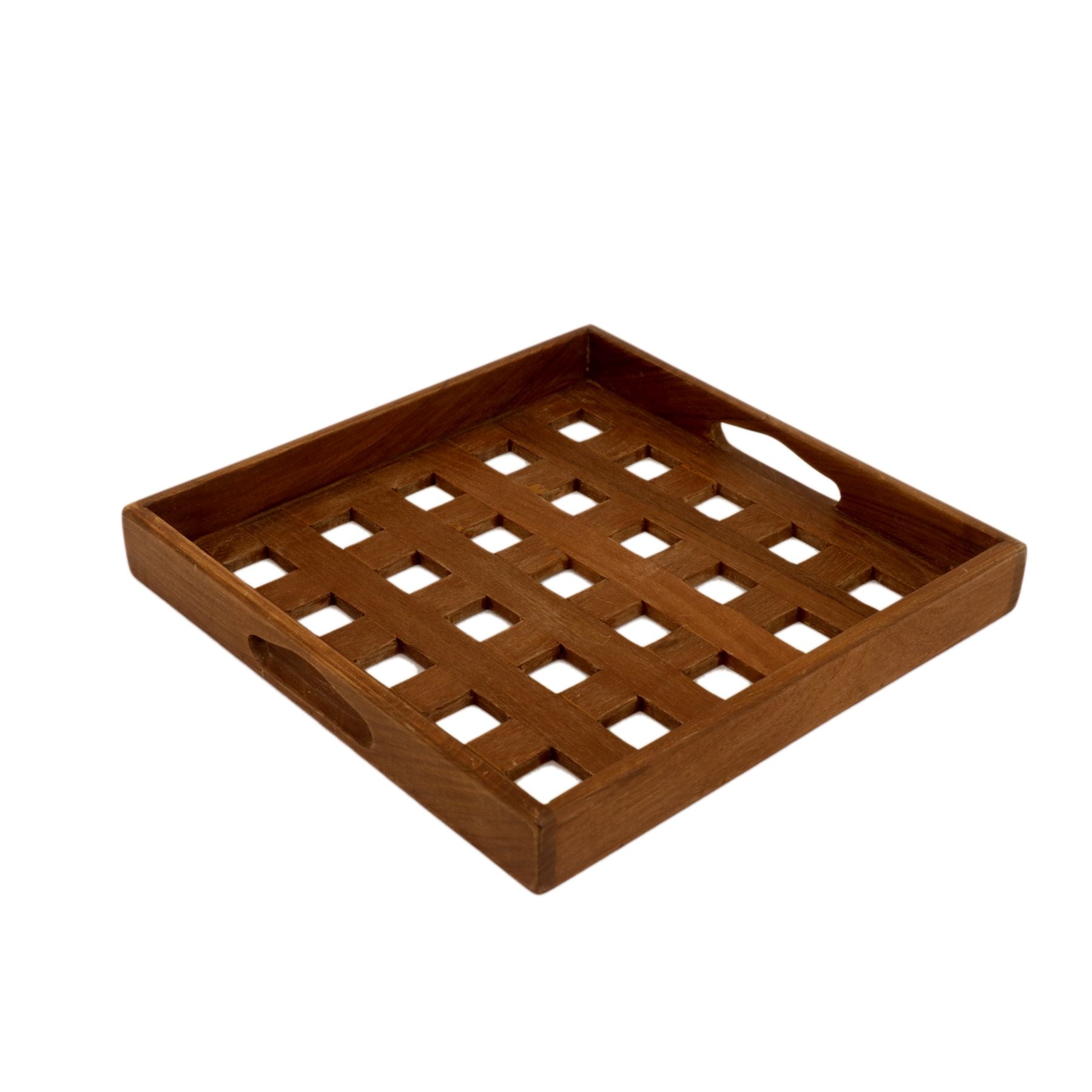 Square Wood Tray Set Tray