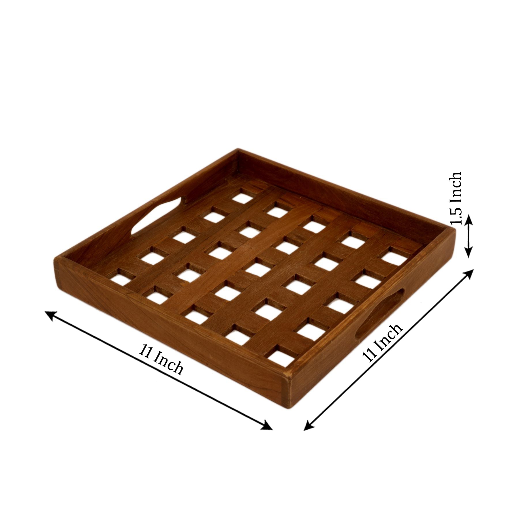 Square Wood Tray Set Tray
