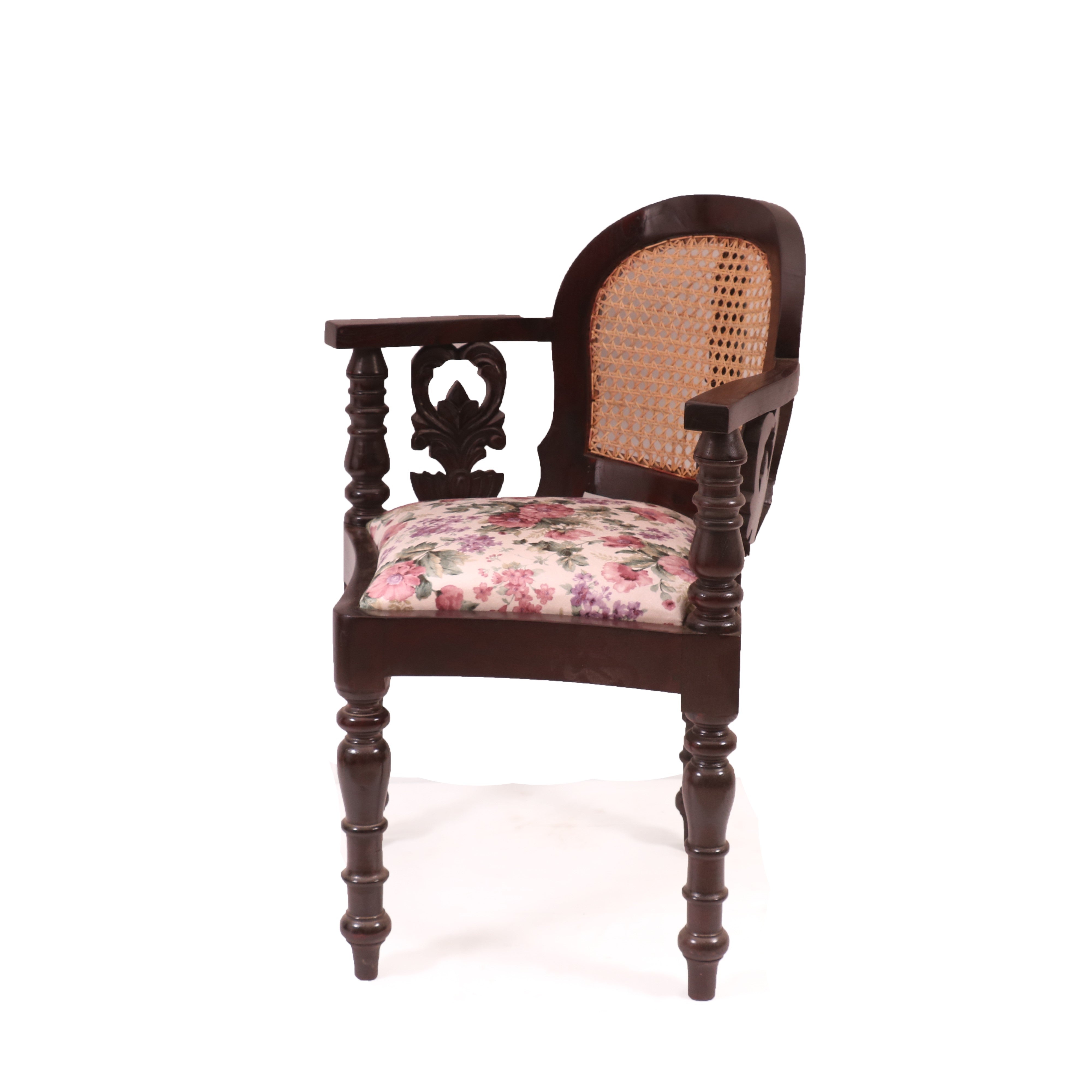 Cane Backed Colonial Chair Arm Chair