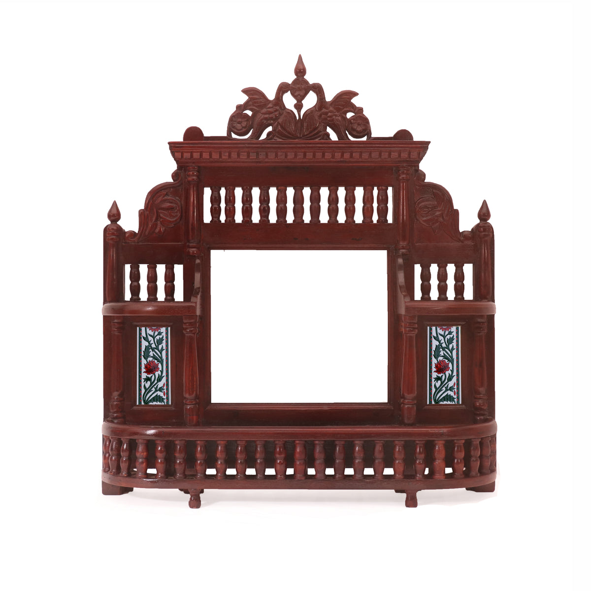 Bird Motif Carved Mirror Mirror