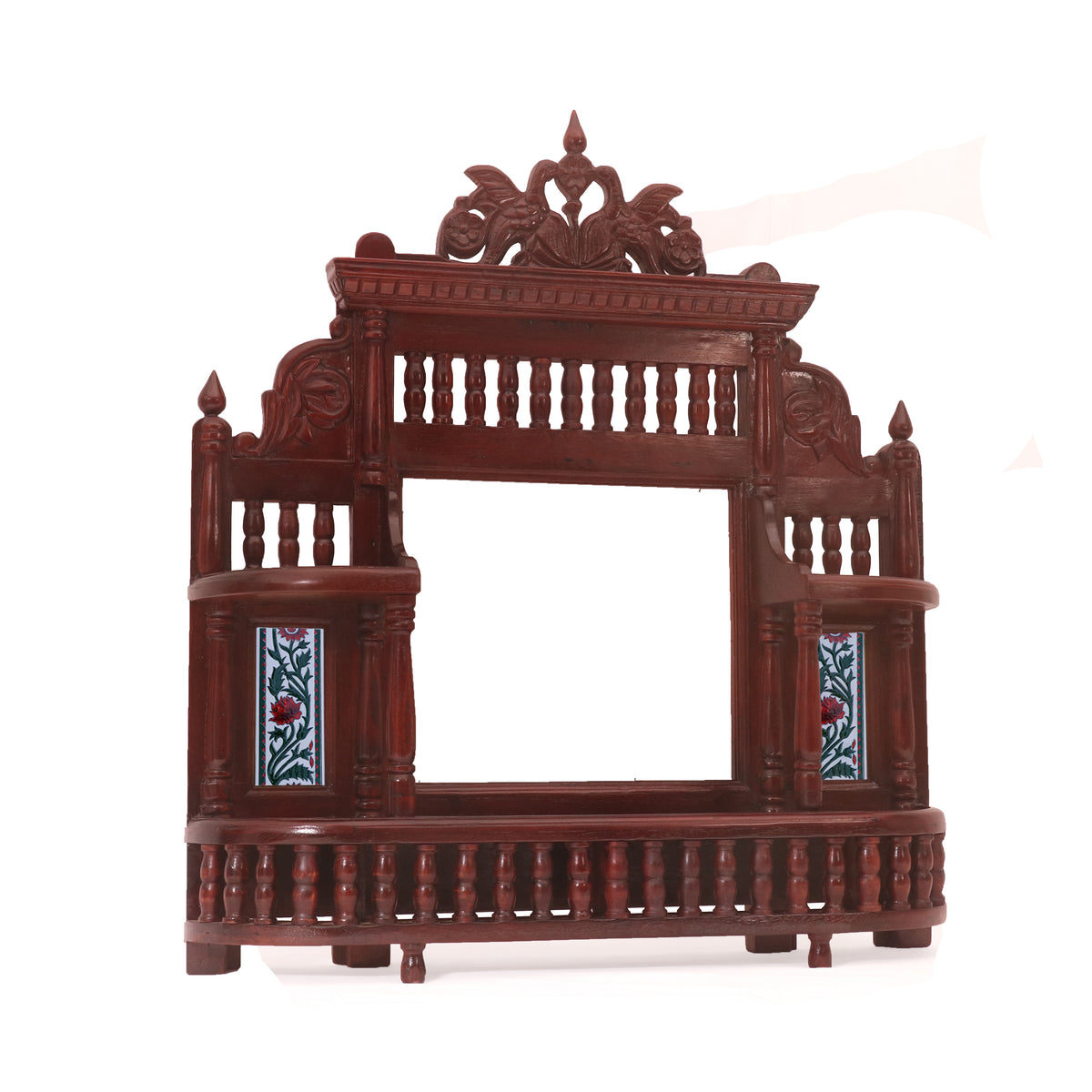 Bird Motif Carved Mirror Mirror