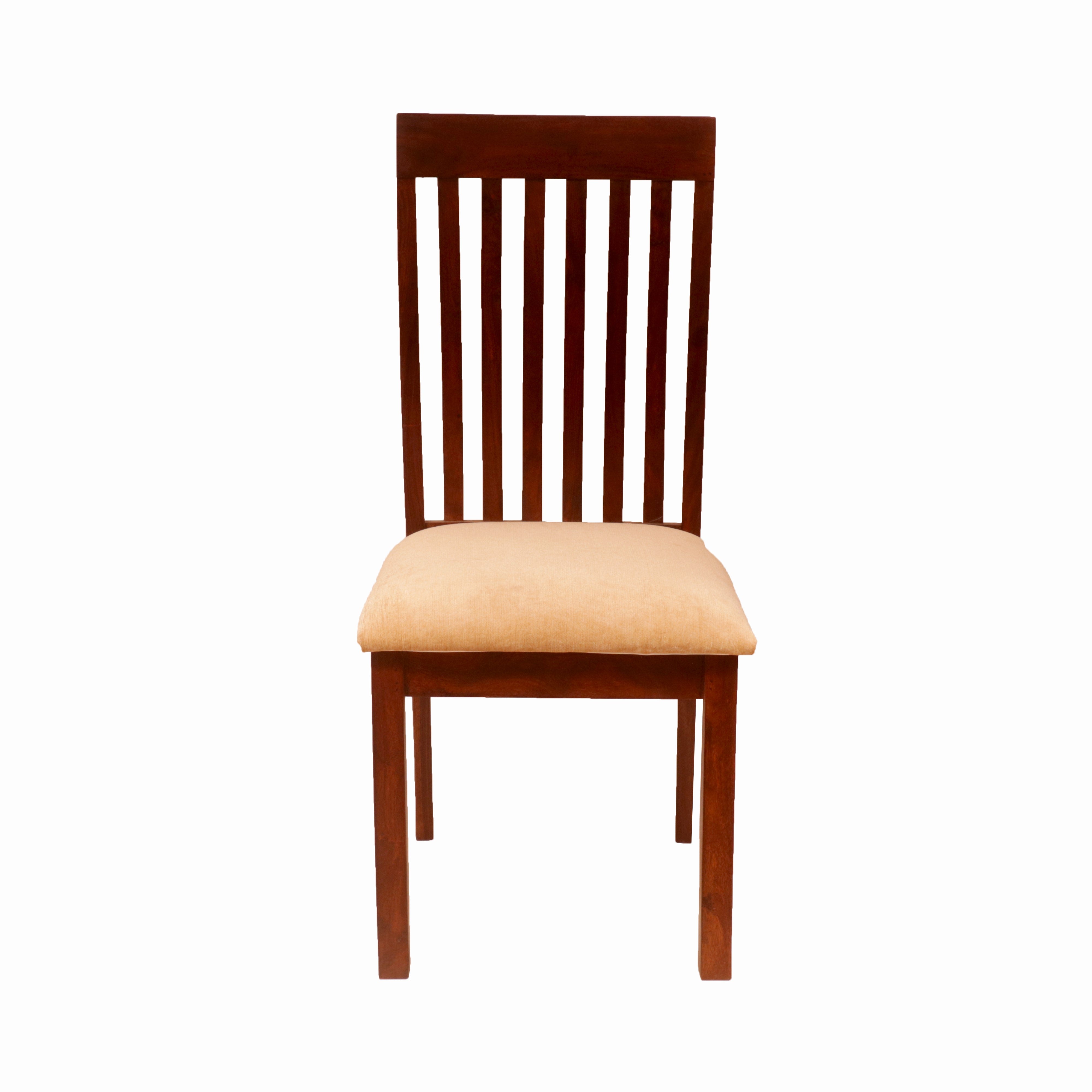 Straight Striped Back Chair Dining Chair