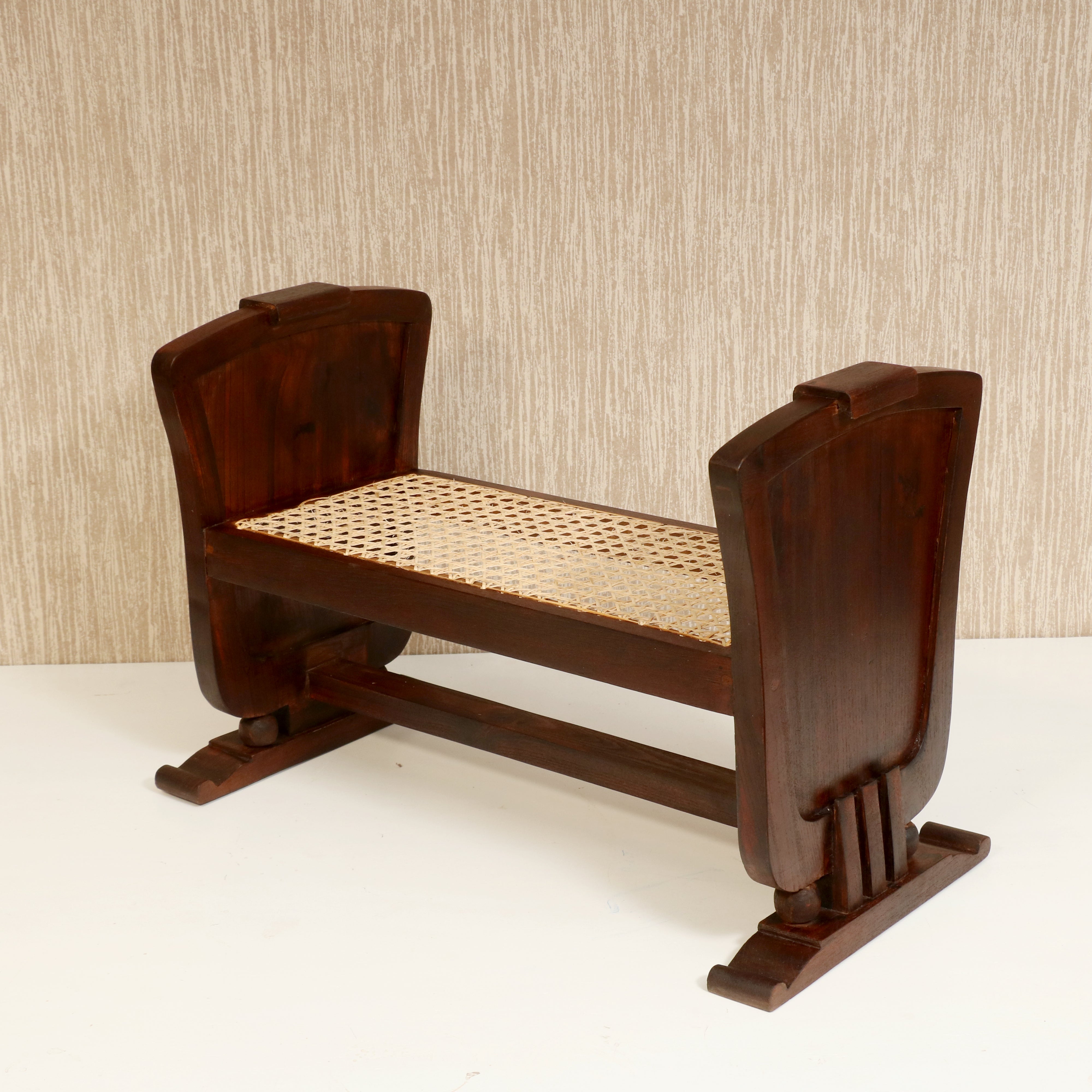 Traditional Cane Stool (Low Seating) Stool