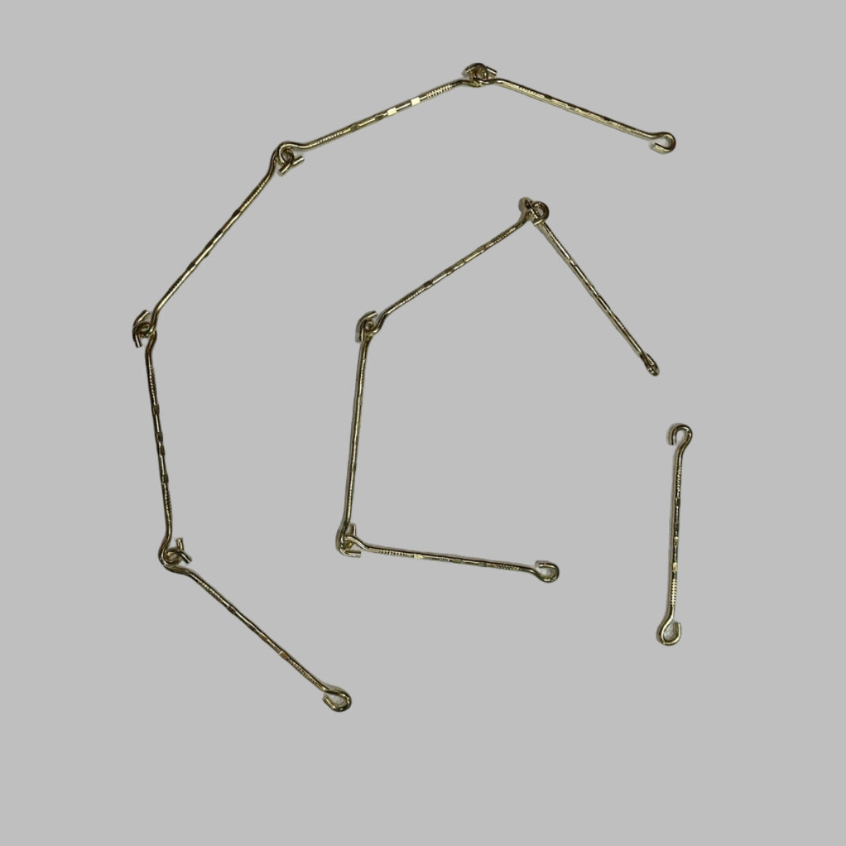 (6ft x 4 pc) Golden coated Swing chain Chain