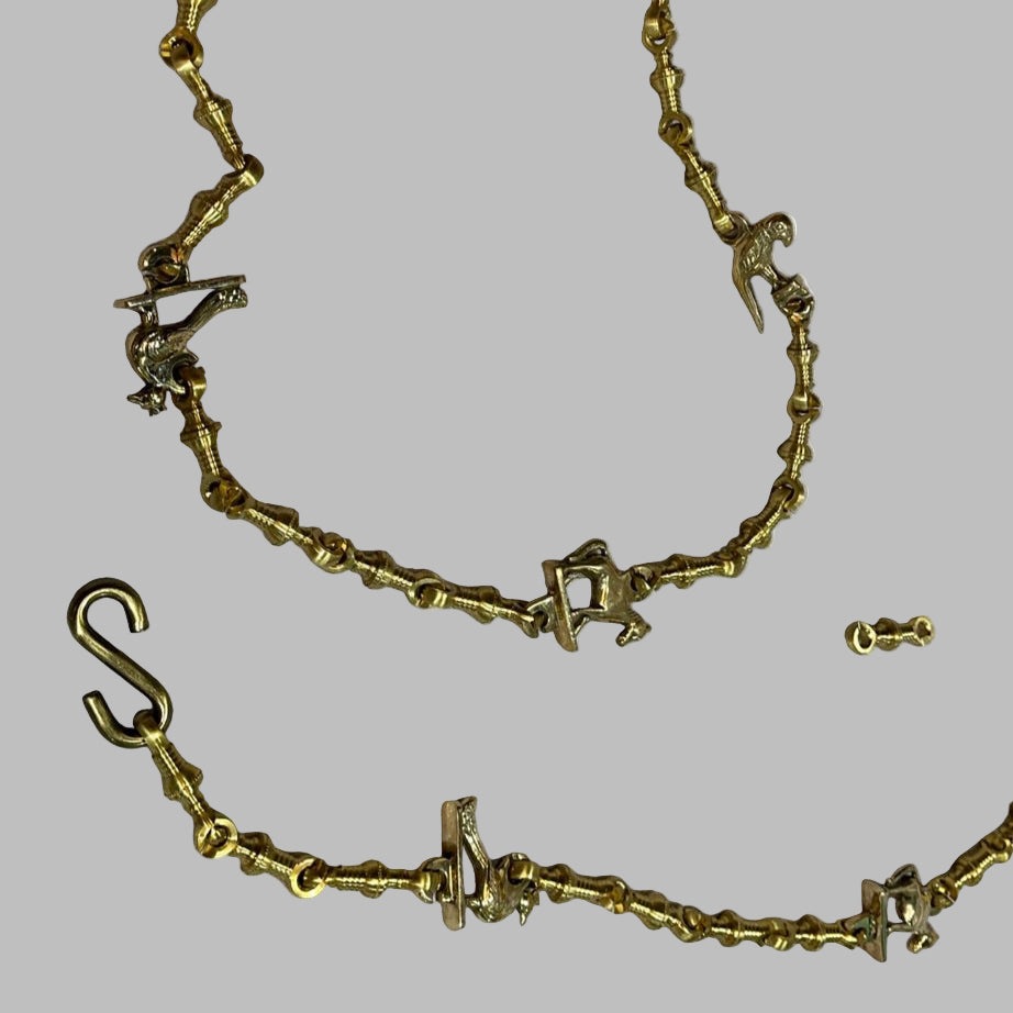 (6ft x 4 pc) Royal Brass Chain Chain