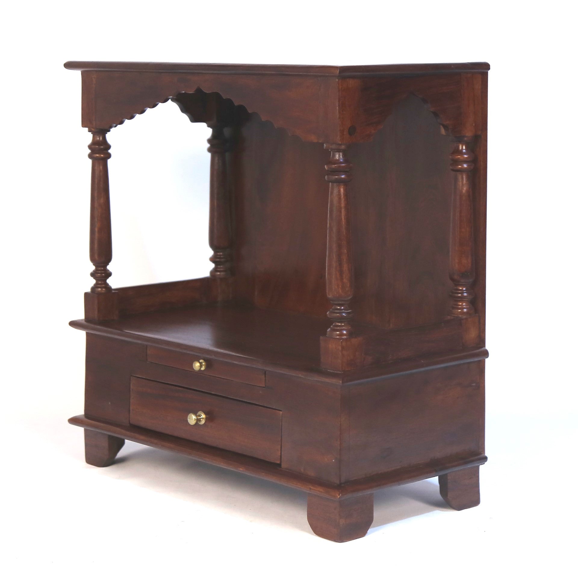 Solid Carved Wooden Temple Temple