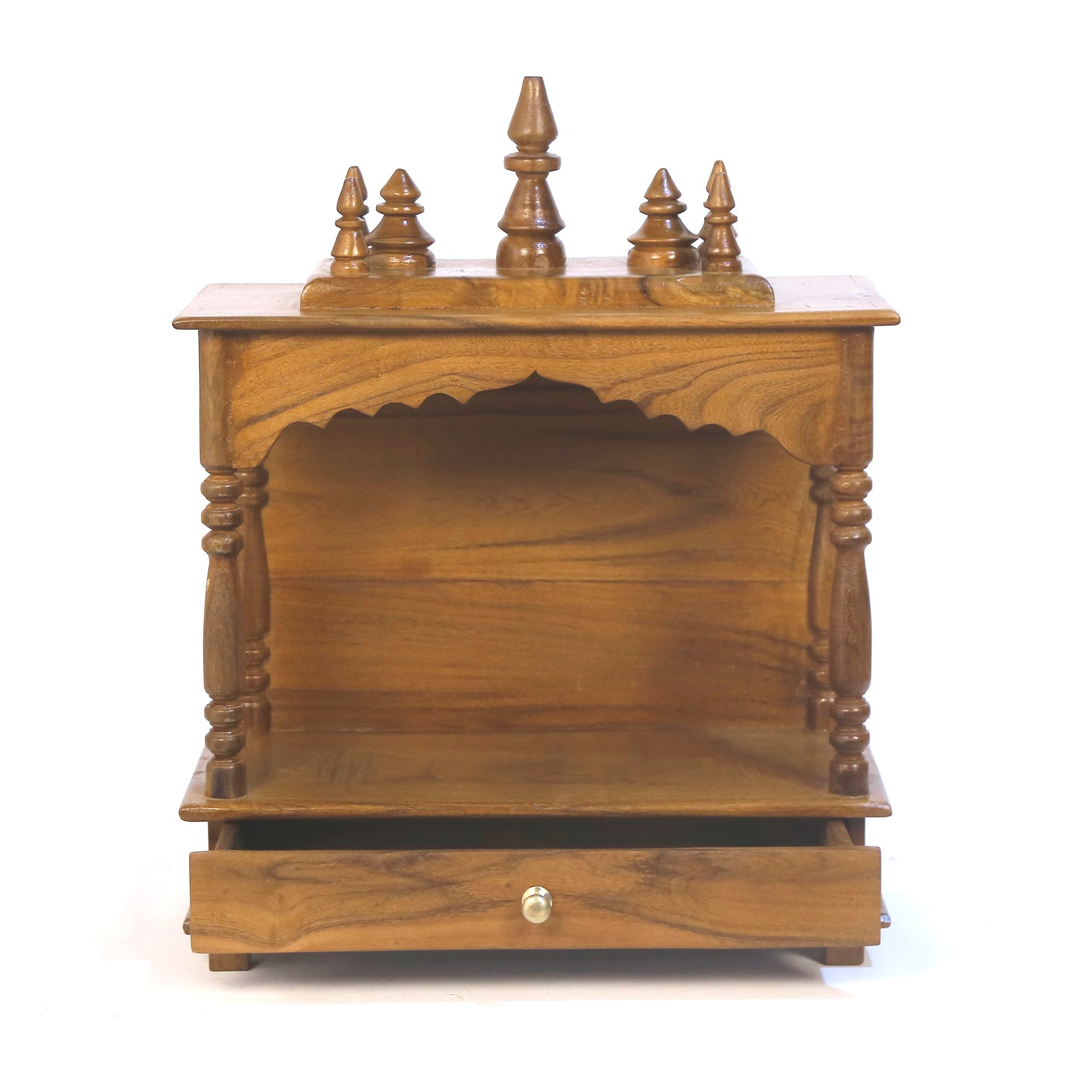 Intricately Carved Wooden Temple Temple