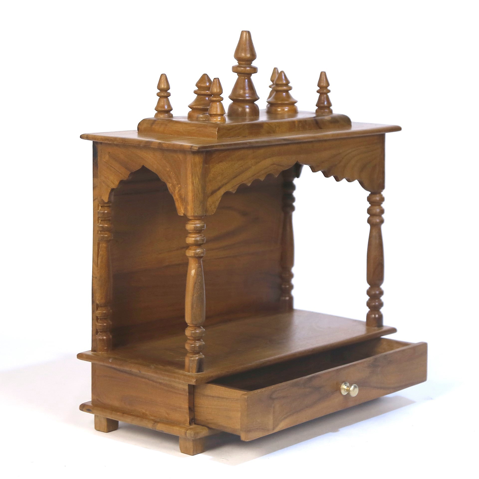 Intricately Carved Wooden Temple Temple