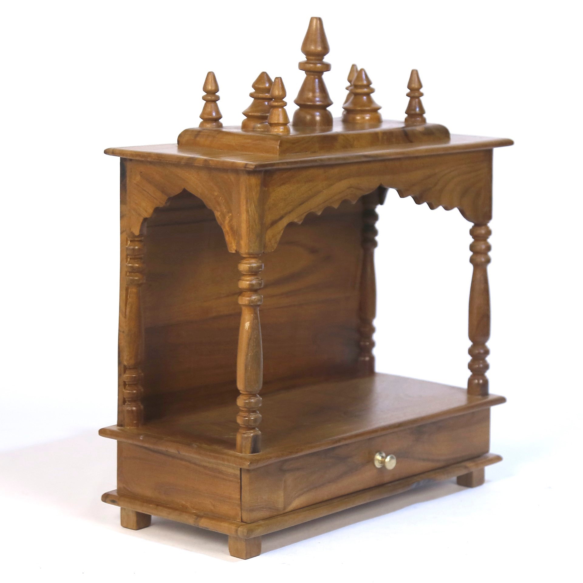 Intricately Carved Wooden Temple Temple