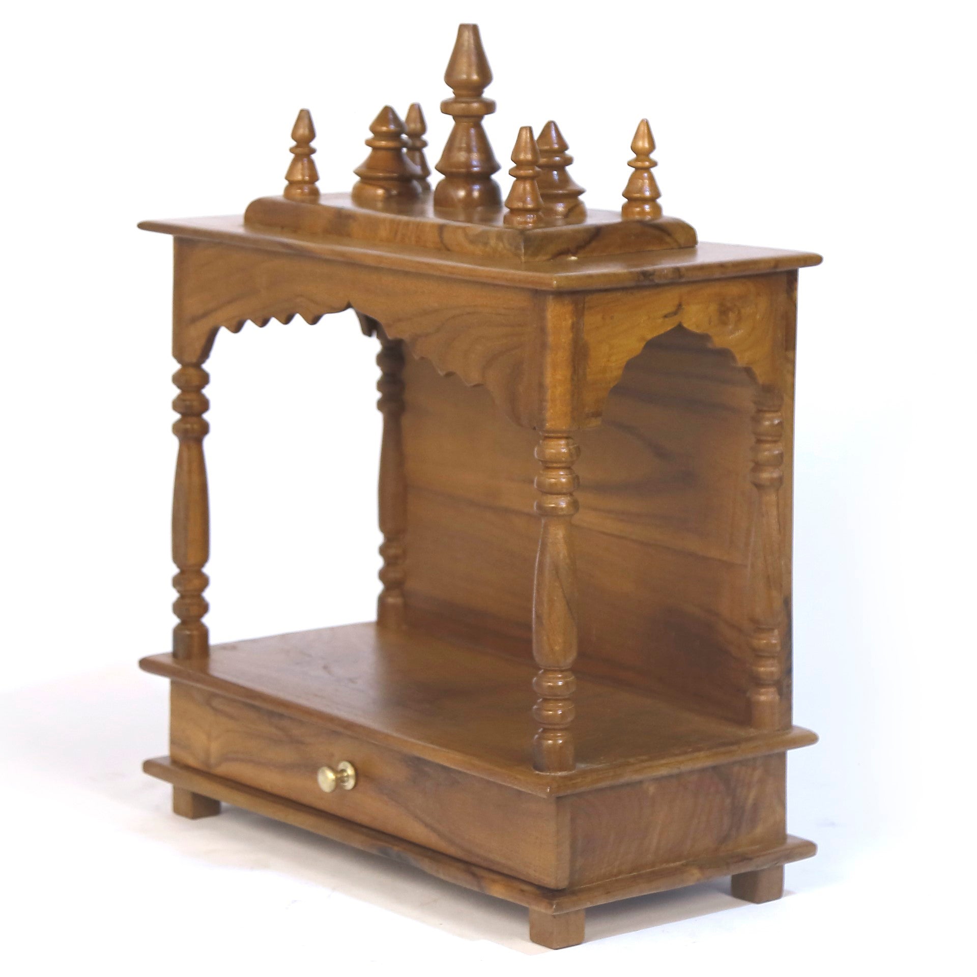 Intricately Carved Wooden Temple Temple