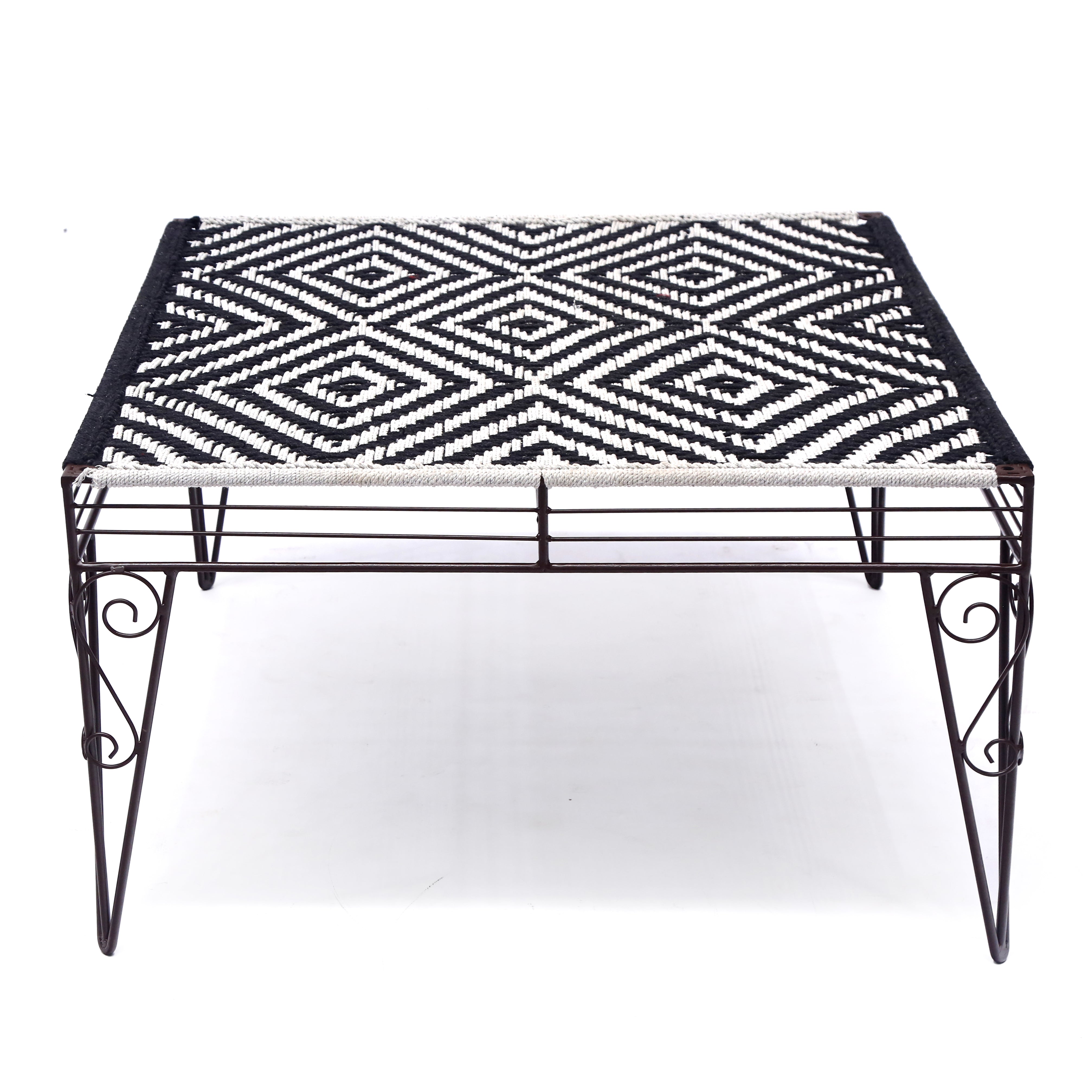 Woven Metallic Coffee Table Coffee Table