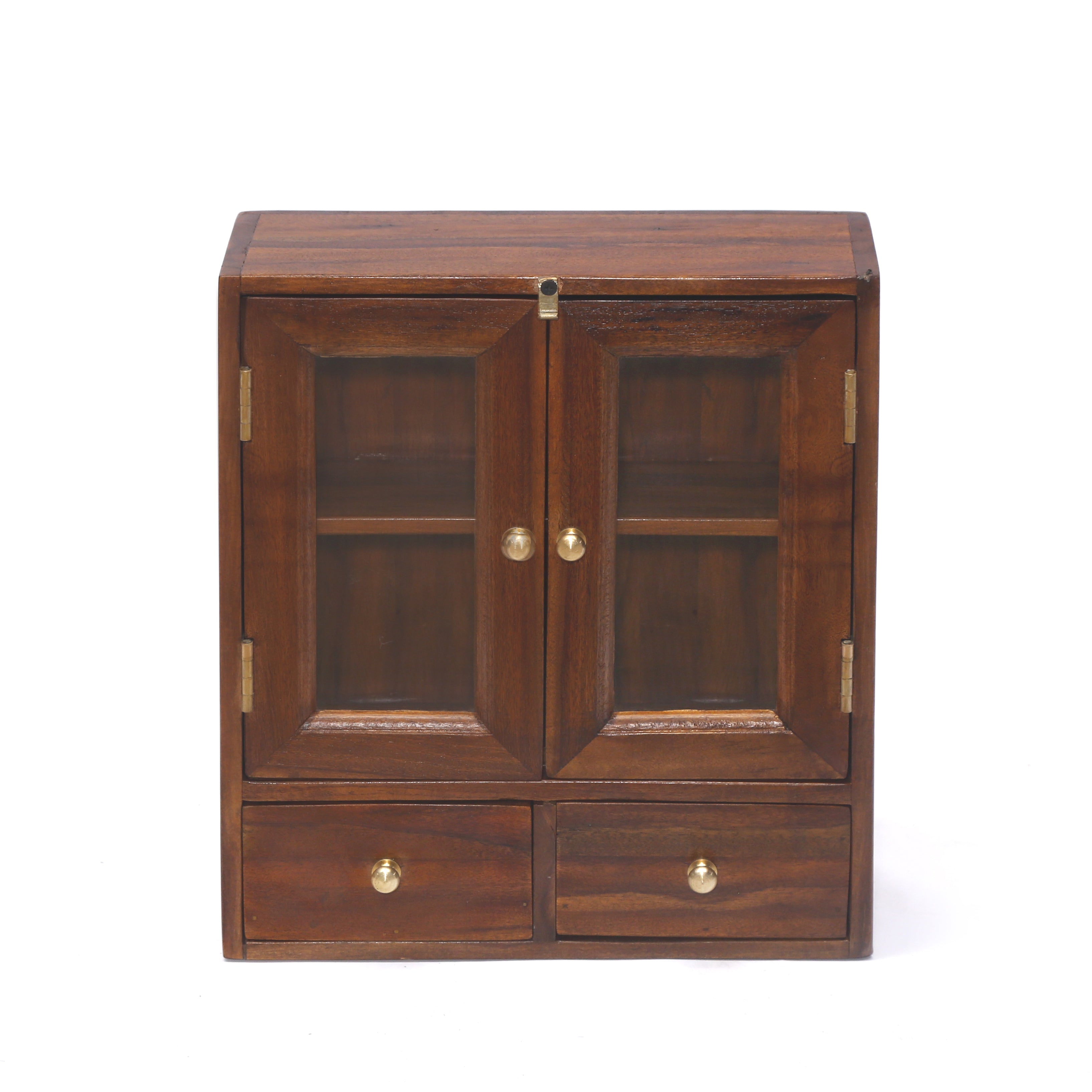 Double compartment with 2 Drawer Compact Cabinet Wall Cabinet