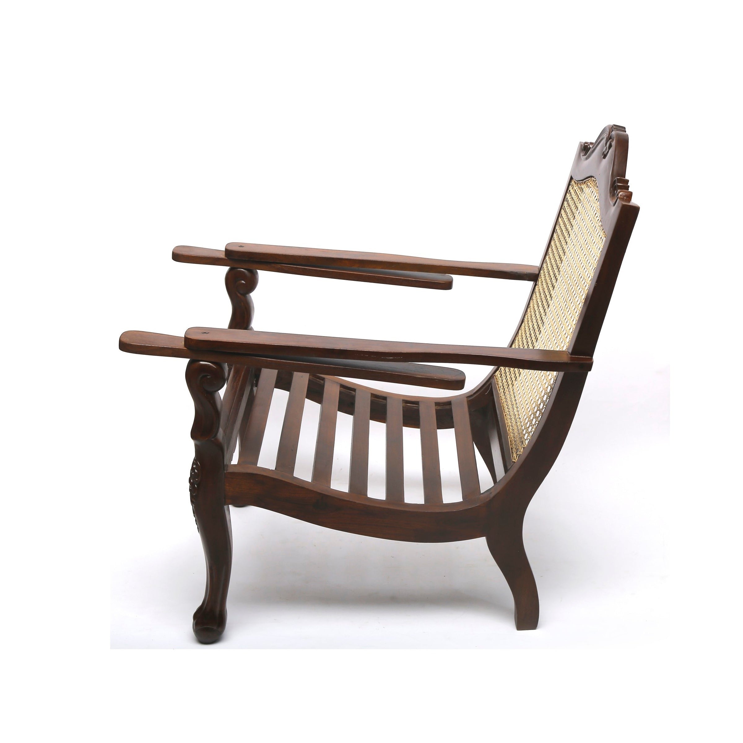 Classic Cane Back Easy Planters Chair Easy Chair