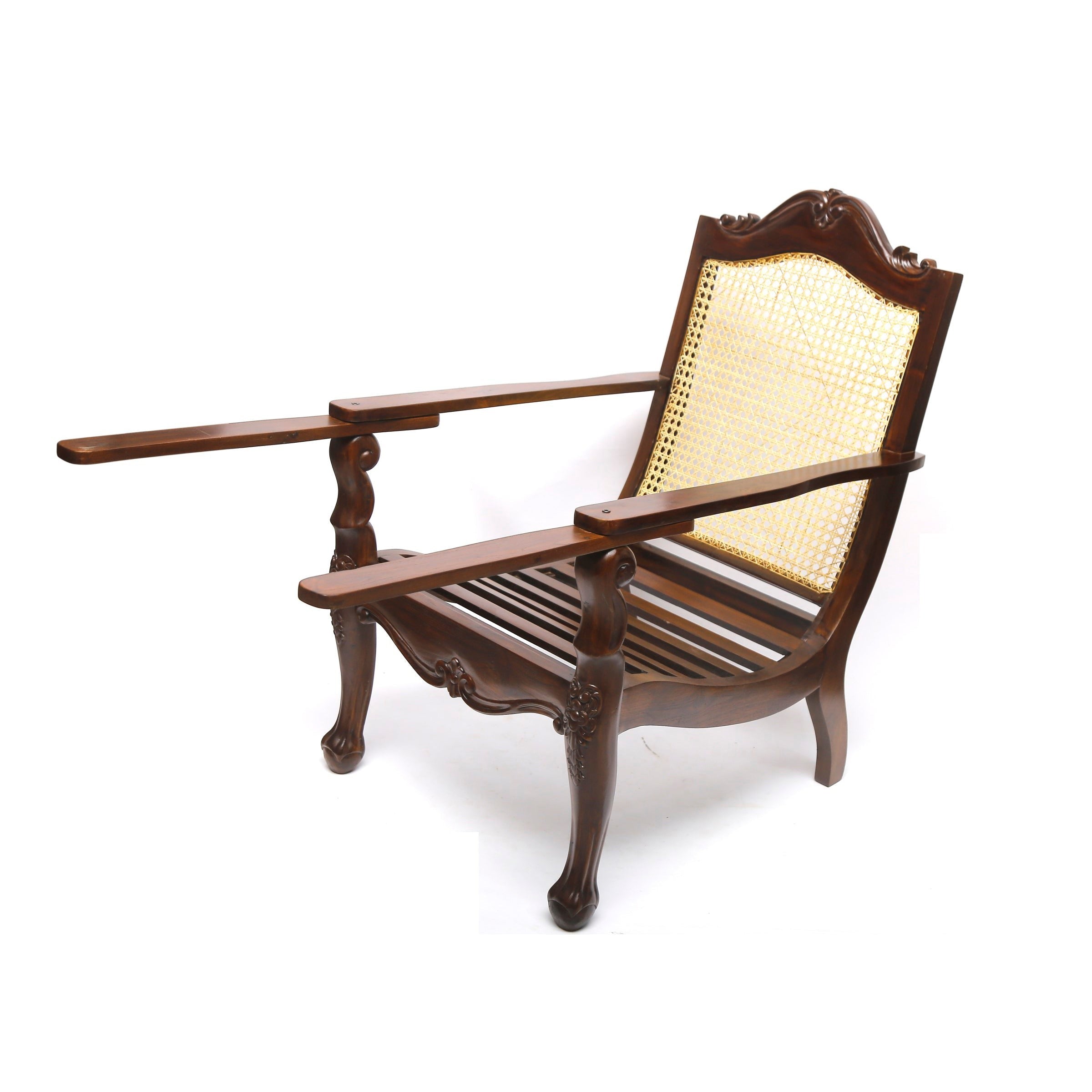 Classic Cane Back Easy Planters Chair Easy Chair