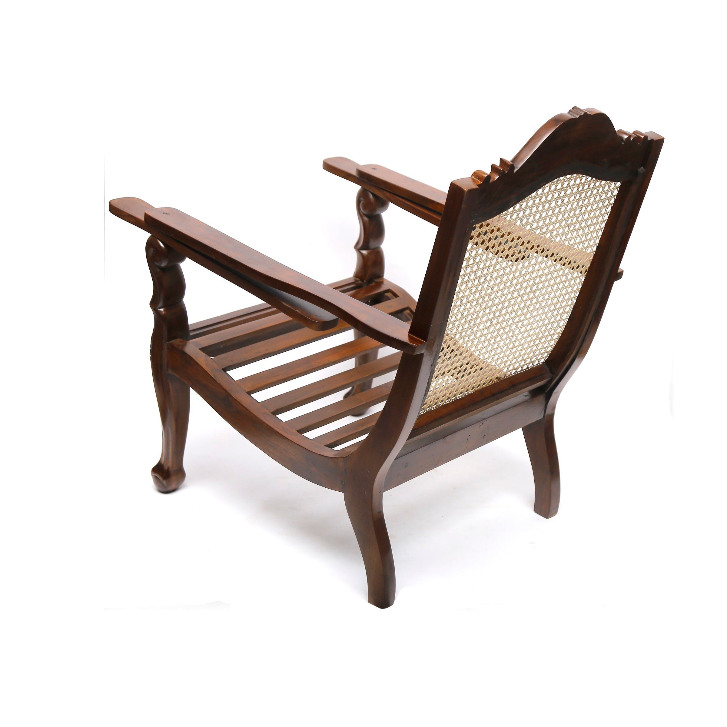 Classic Cane Back Easy Planters Chair Easy Chair