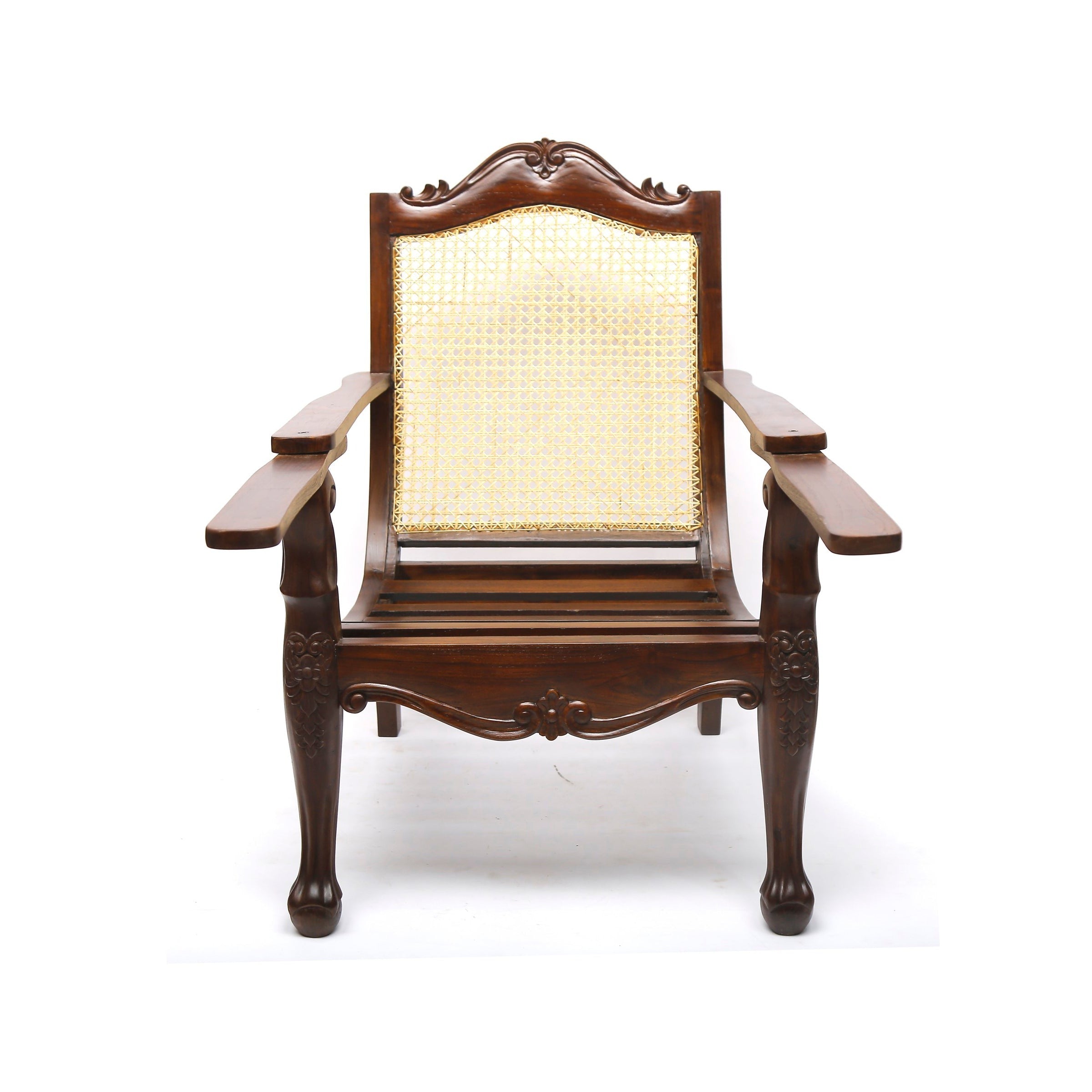 Classic Cane Back Easy Planters Chair Easy Chair