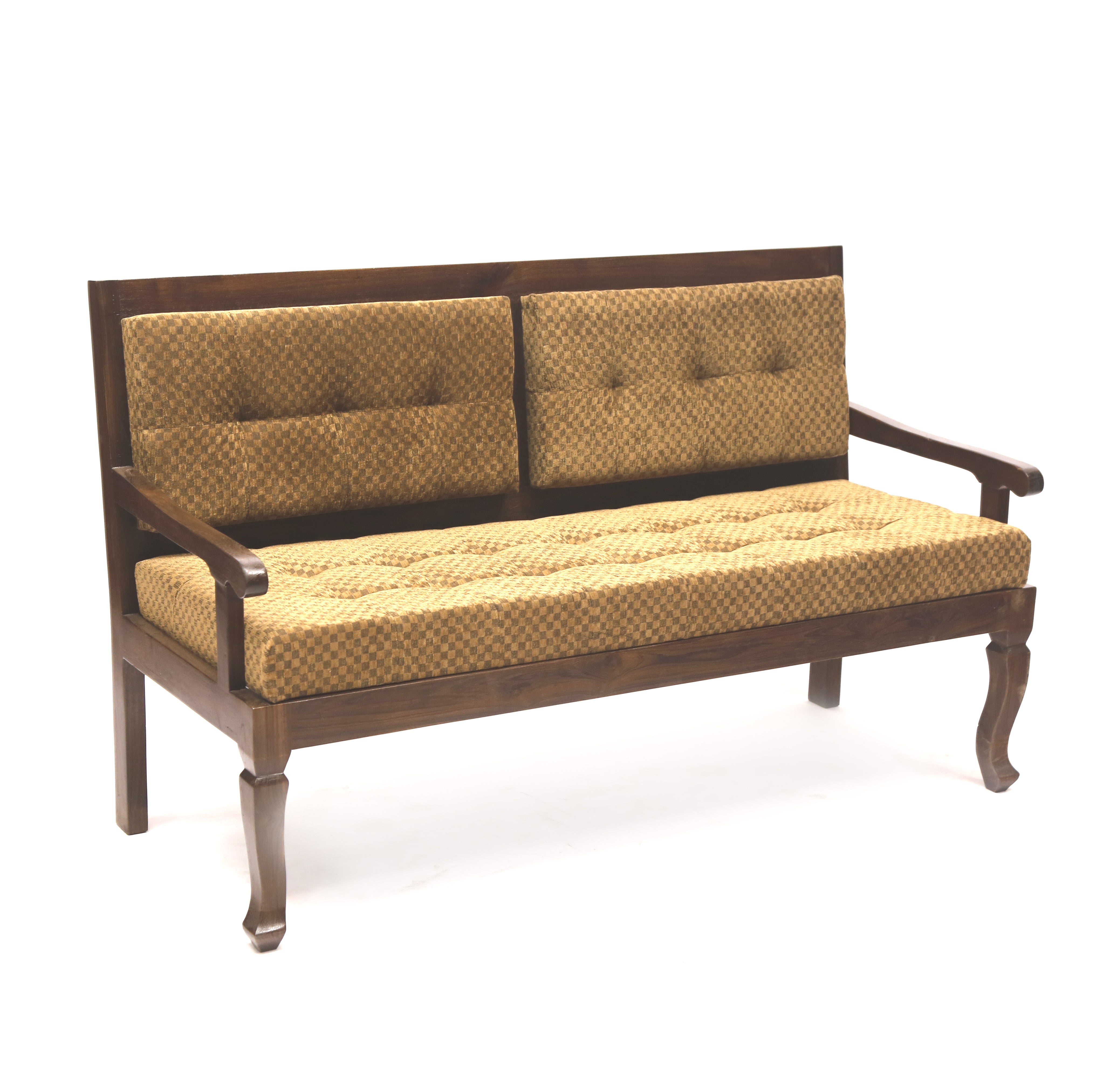 Wooden Upholstered Intricate Sofa Sofa