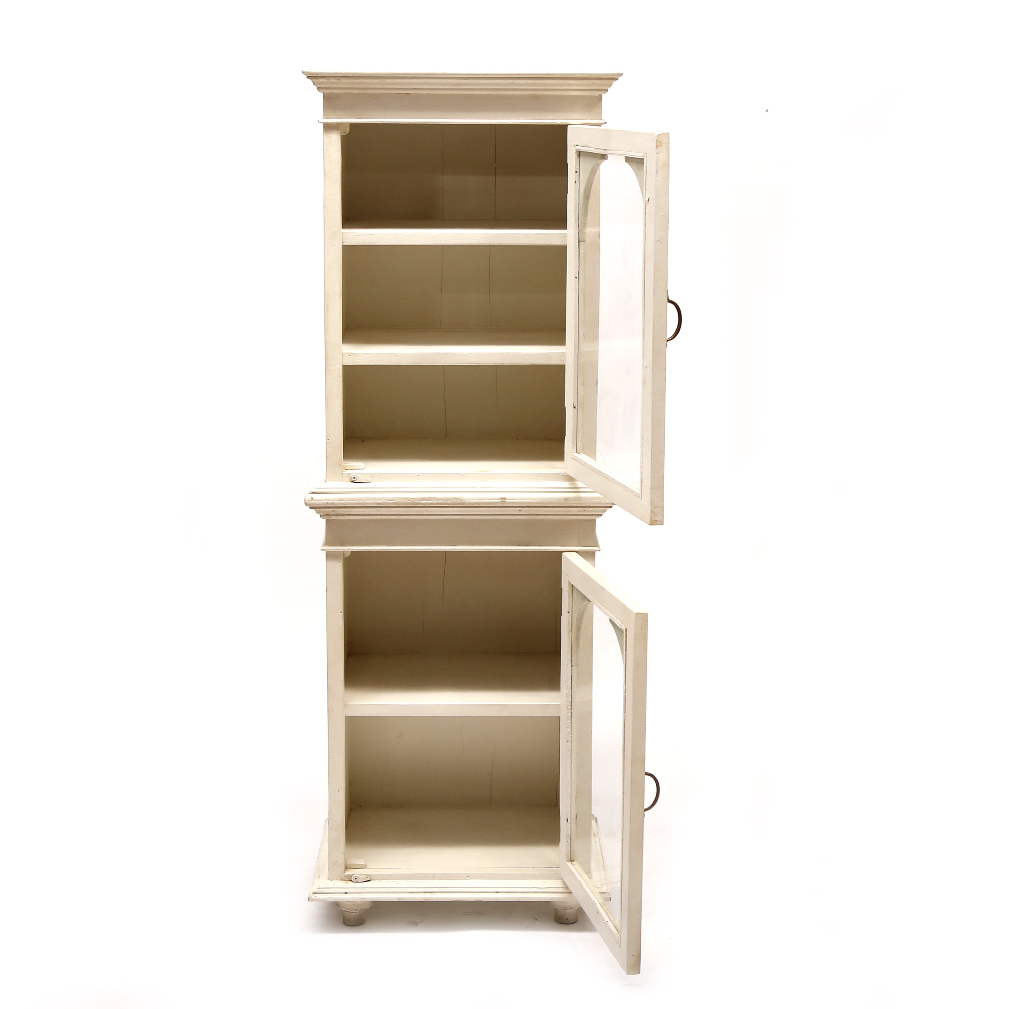 Double Storage Wooden Cabinet Cupboard