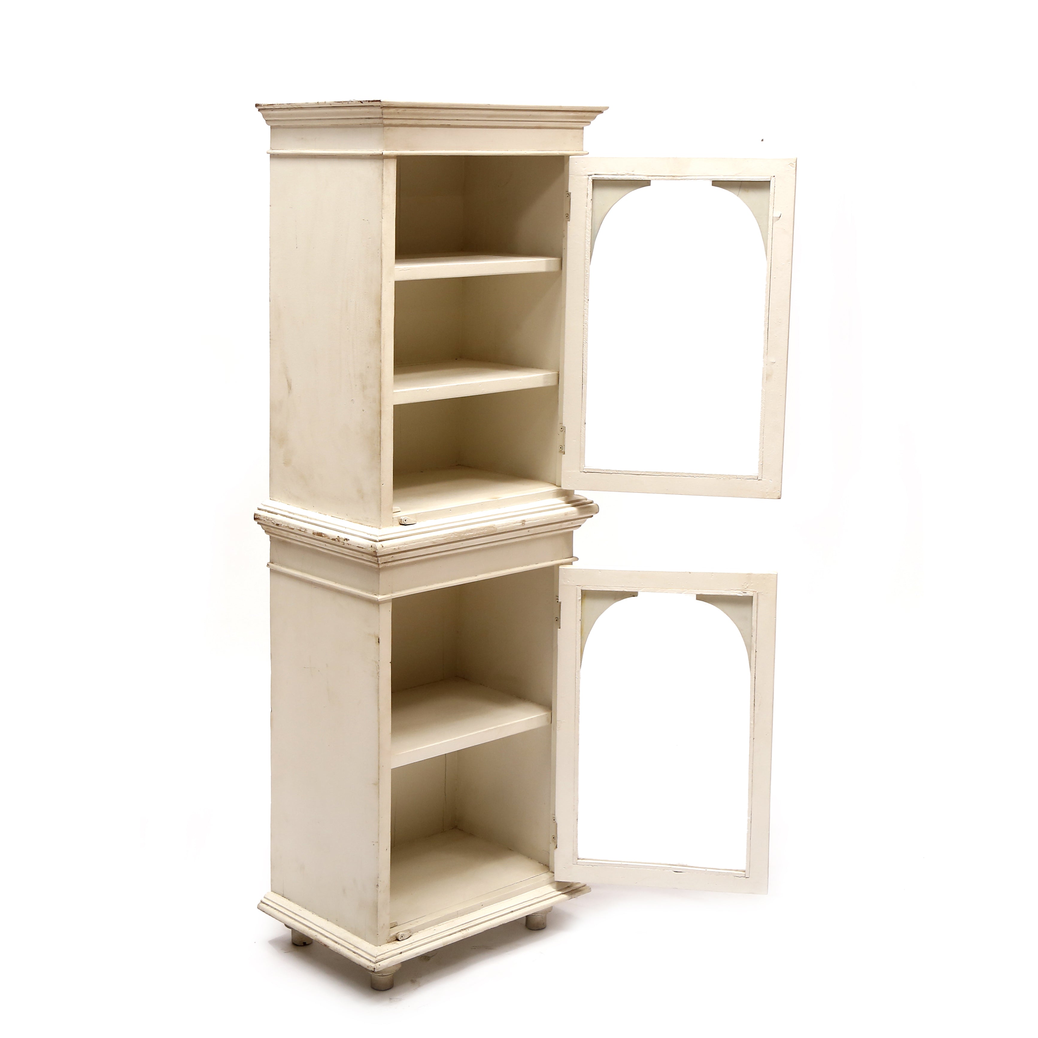 Double Storage Wooden Cabinet Cupboard