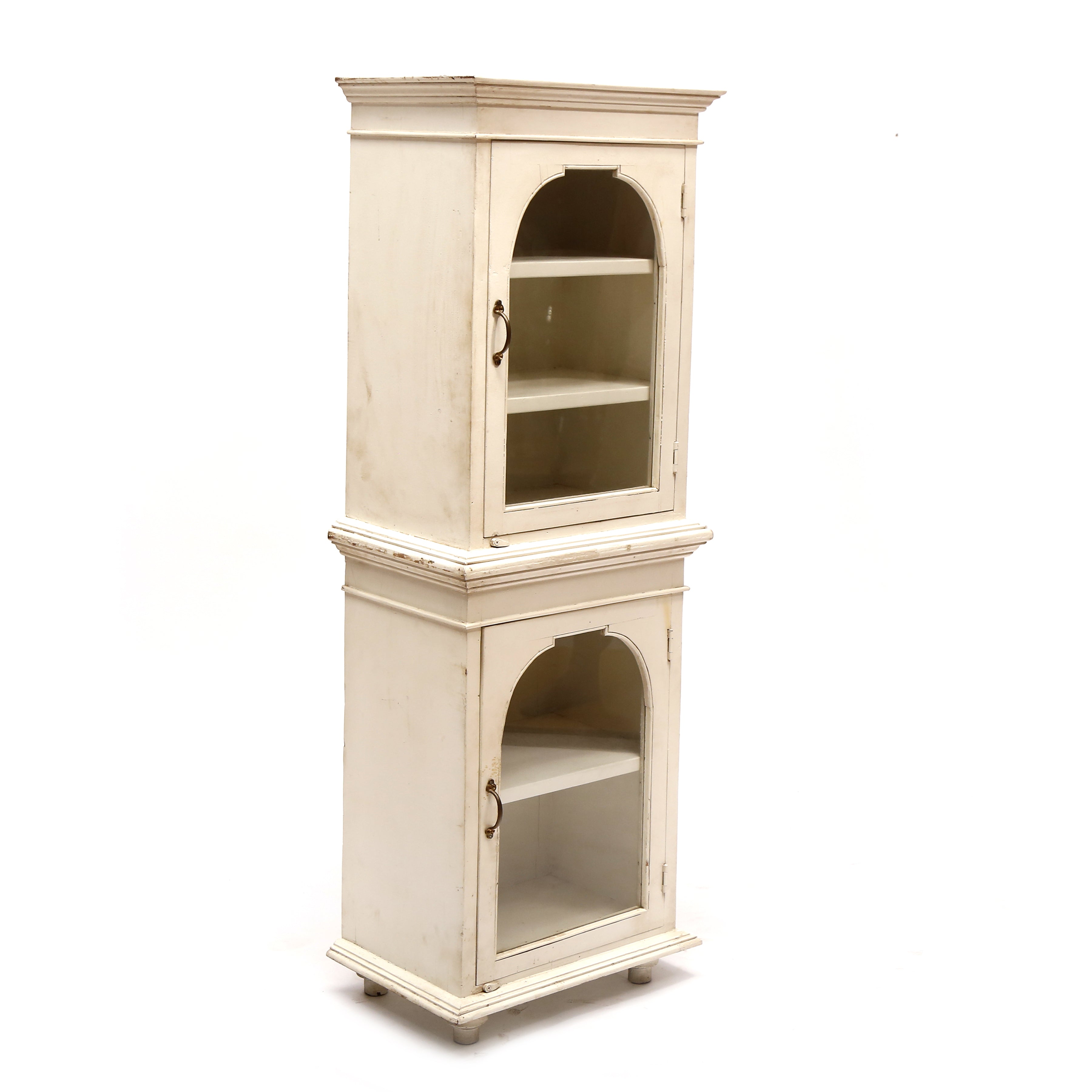 Double Storage Wooden Cabinet Cupboard